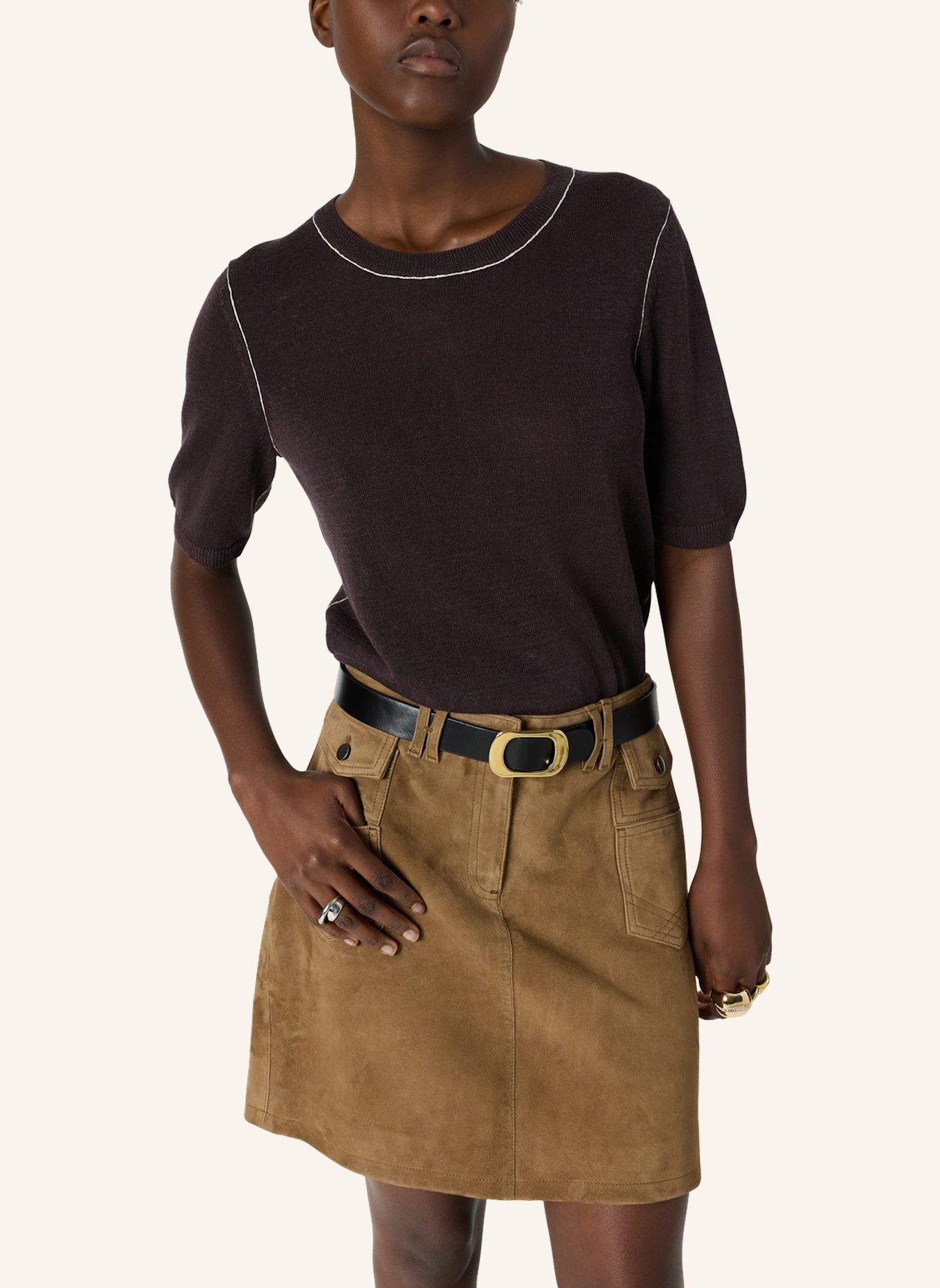 GERARD DAREL Pullover LOUMIA: BRAUN