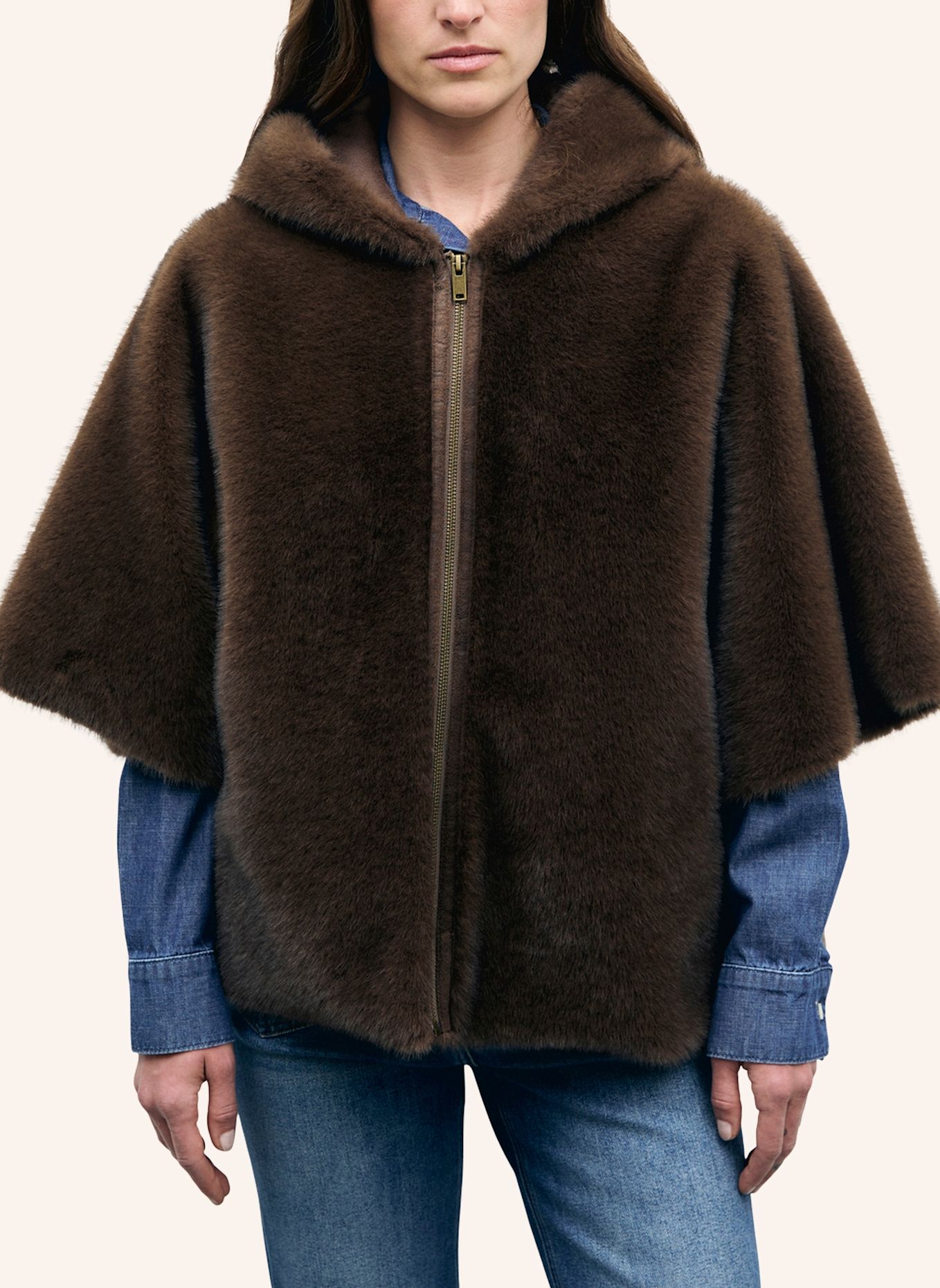 GERARD DAREL Mantel AMEL: BRAUN