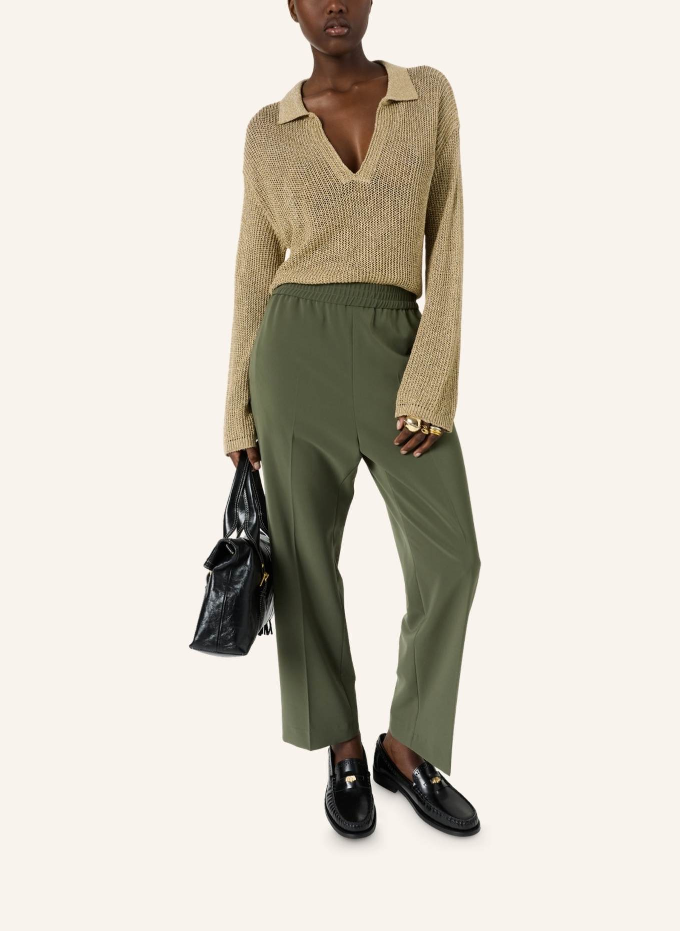 GERARD DAREL Hose ALIETTE: KHAKI
