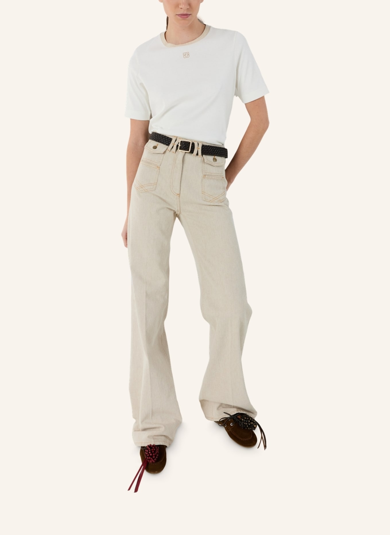 GERARD DAREL T-Shirt MAVIE: ECRU