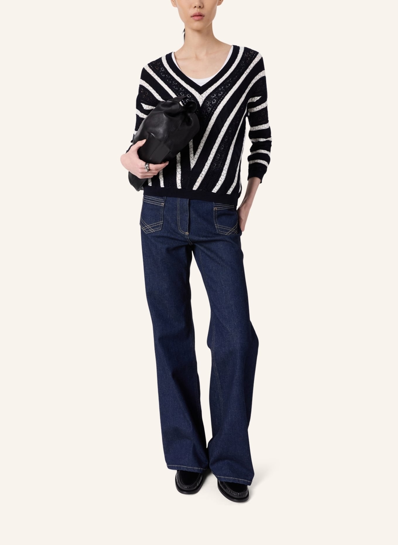 GERARD DAREL Pullover LORETTA: DUNKELBLAU