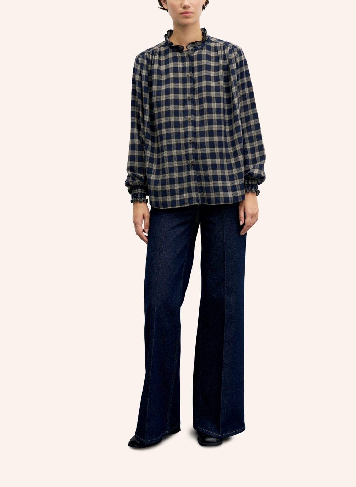 GERARD DAREL Bluse LOTTE: DUNKELBLAU