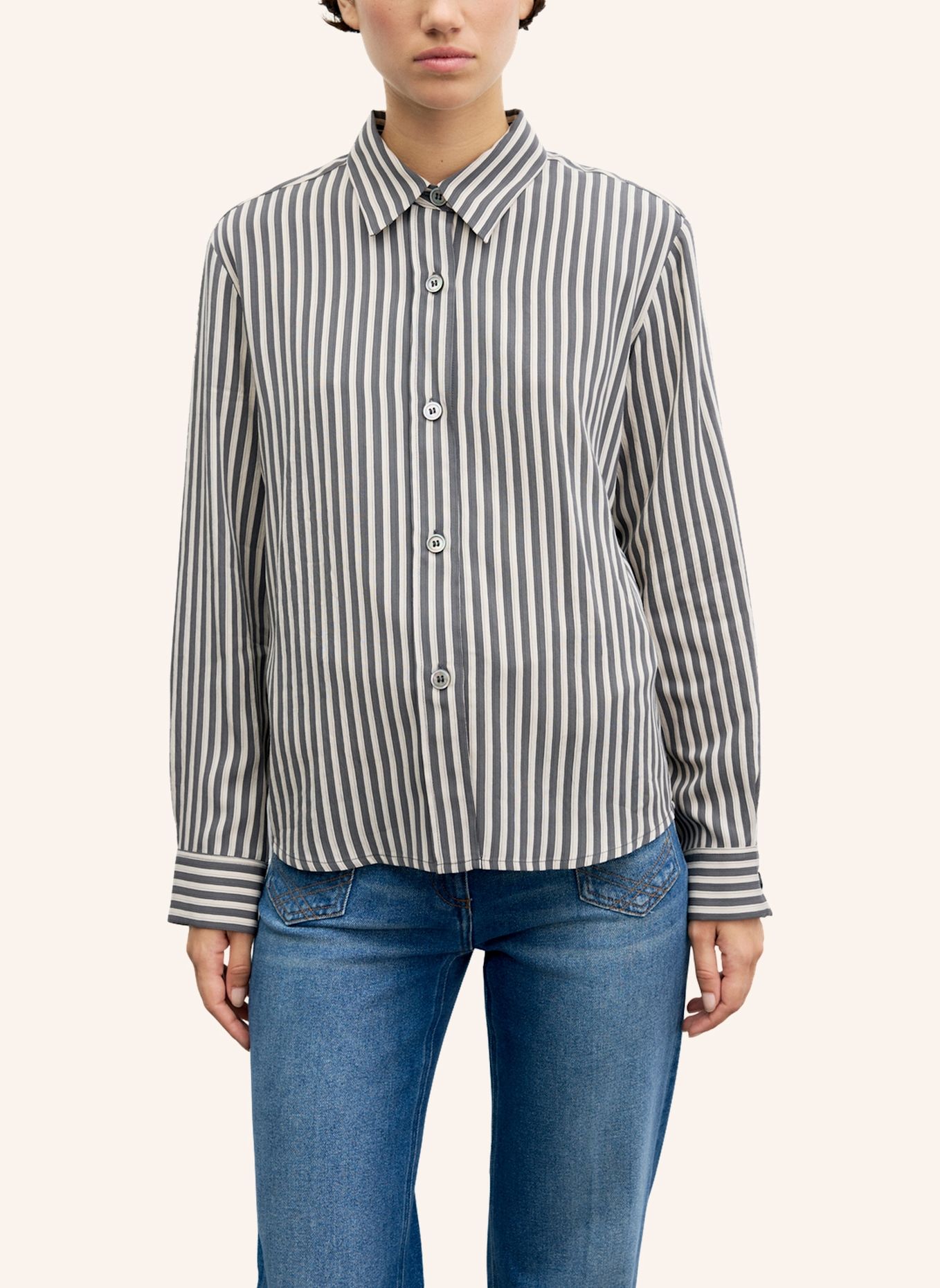 GERARD DAREL Bluse LORIS: GRAU