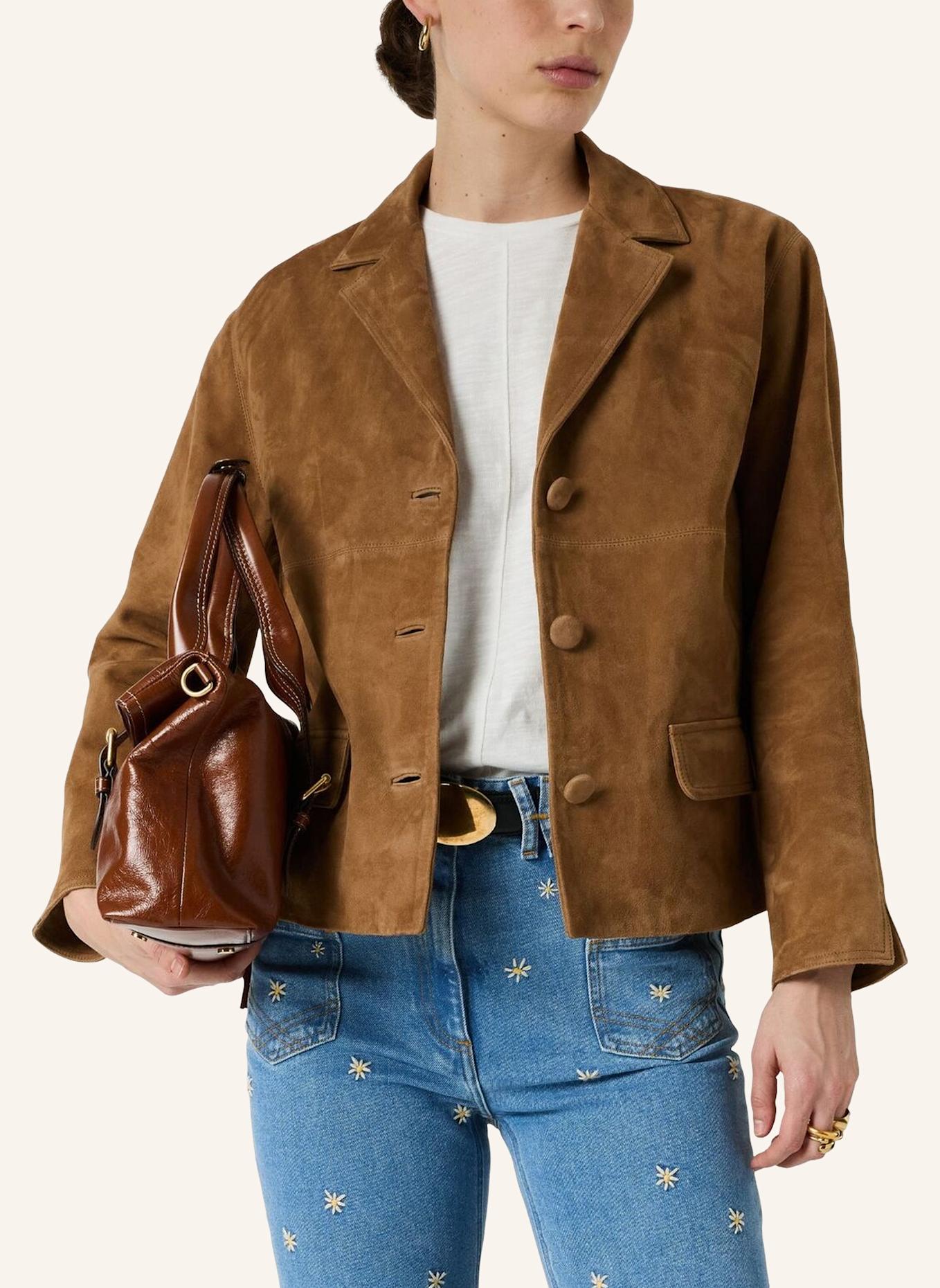 GERARD DAREL Leder TIRYA: BRAUN