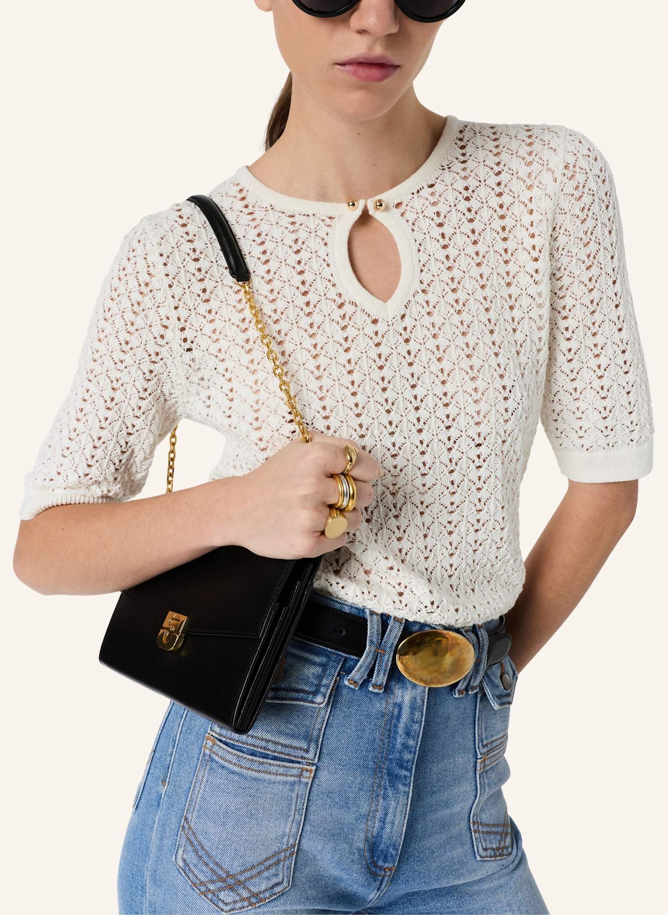 GERARD DAREL Pullover LAZARE: ECRU
