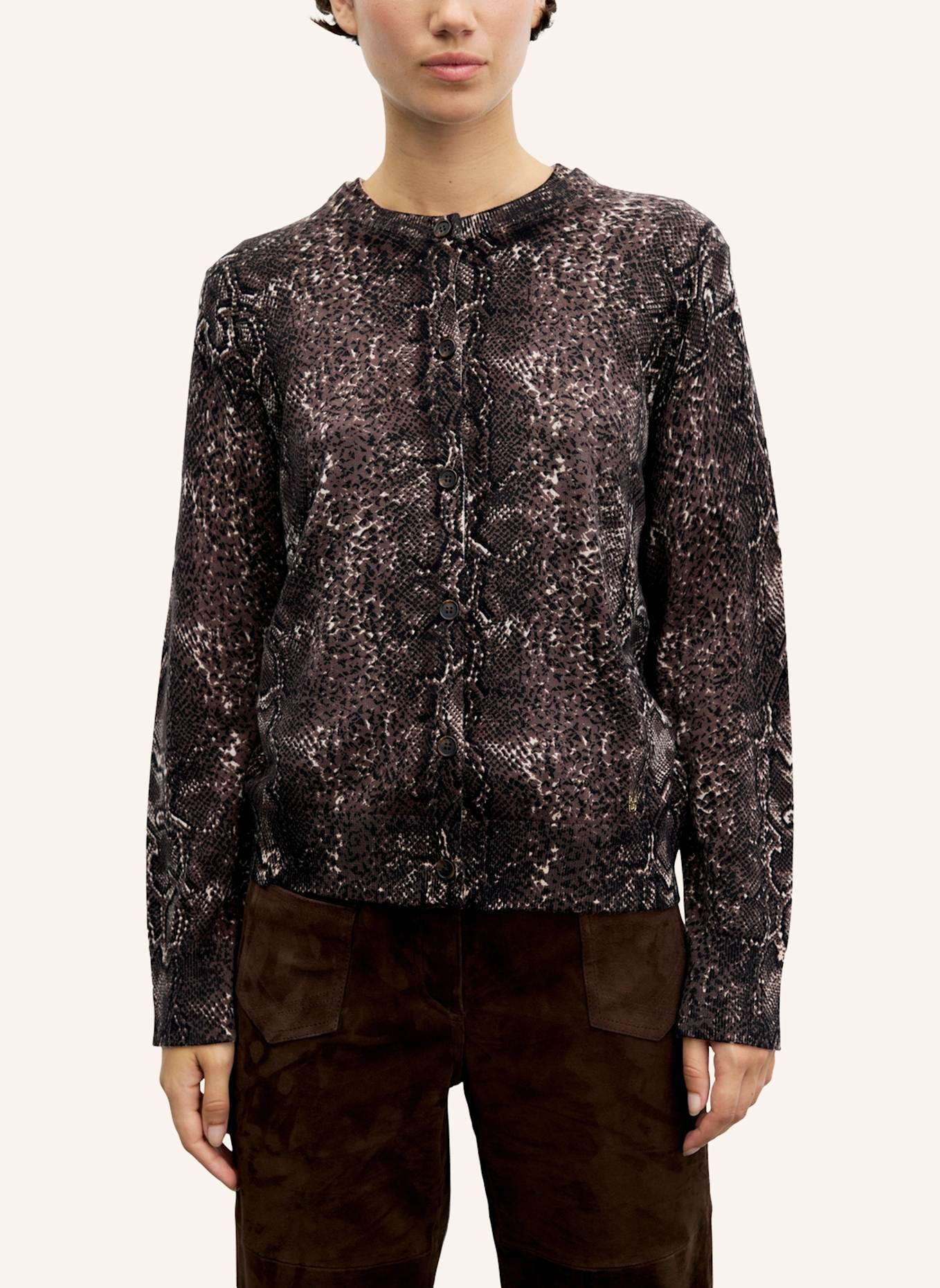 GERARD DAREL Strickjacke ROUBA: BRAUN