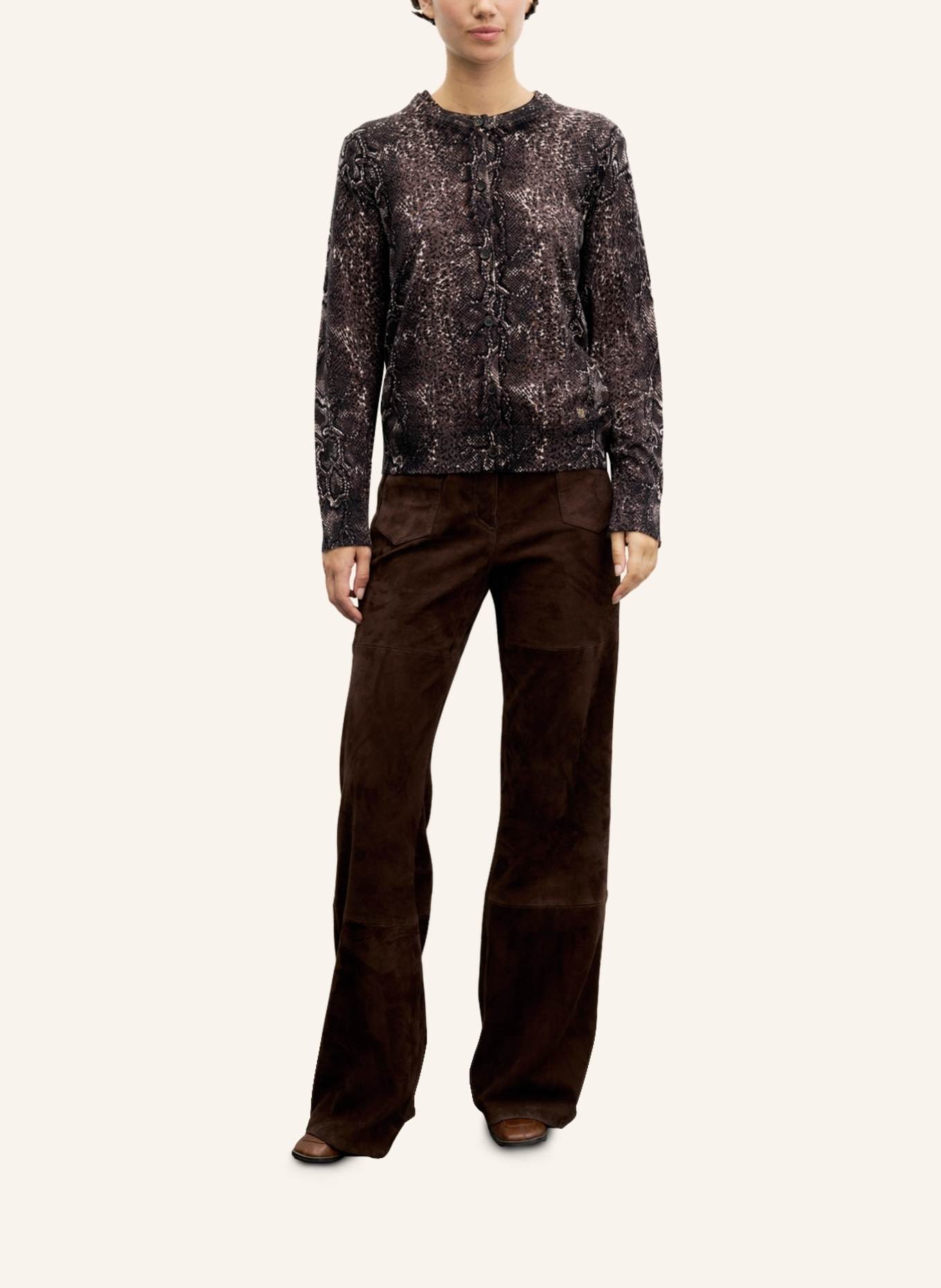 GERARD DAREL Strickjacke ROUBA: BRAUN