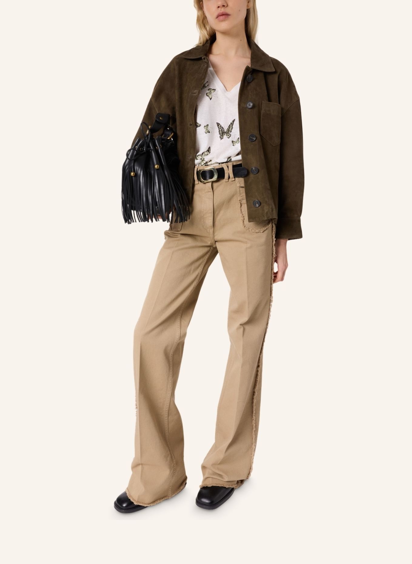 GERARD DAREL T-Shirt MAKEDA: KHAKI