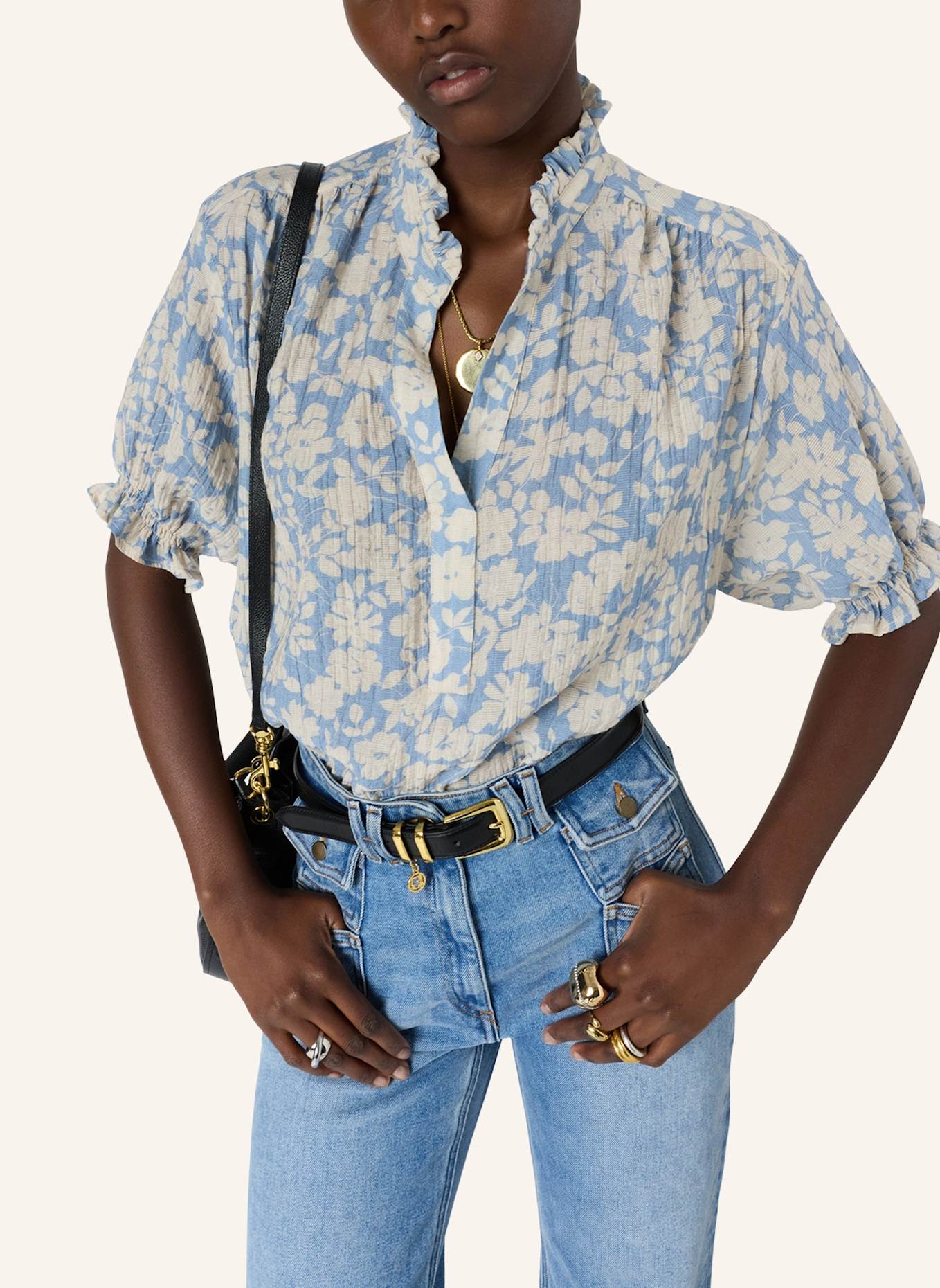 GERARD DAREL Bluse CEPHISE: BLAU