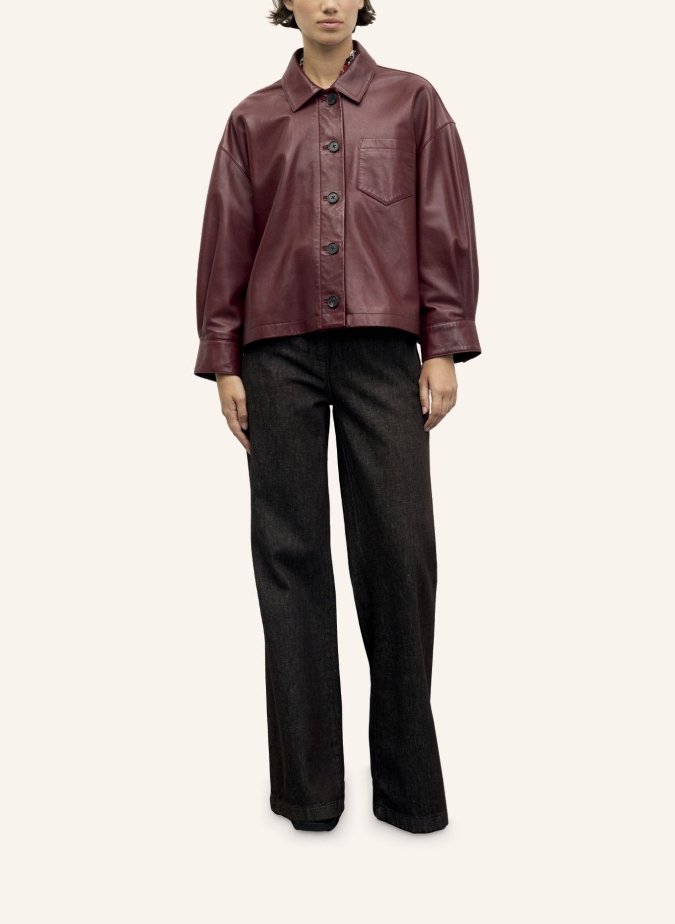 GERARD DAREL Jacke PENNY: DUNKELROT