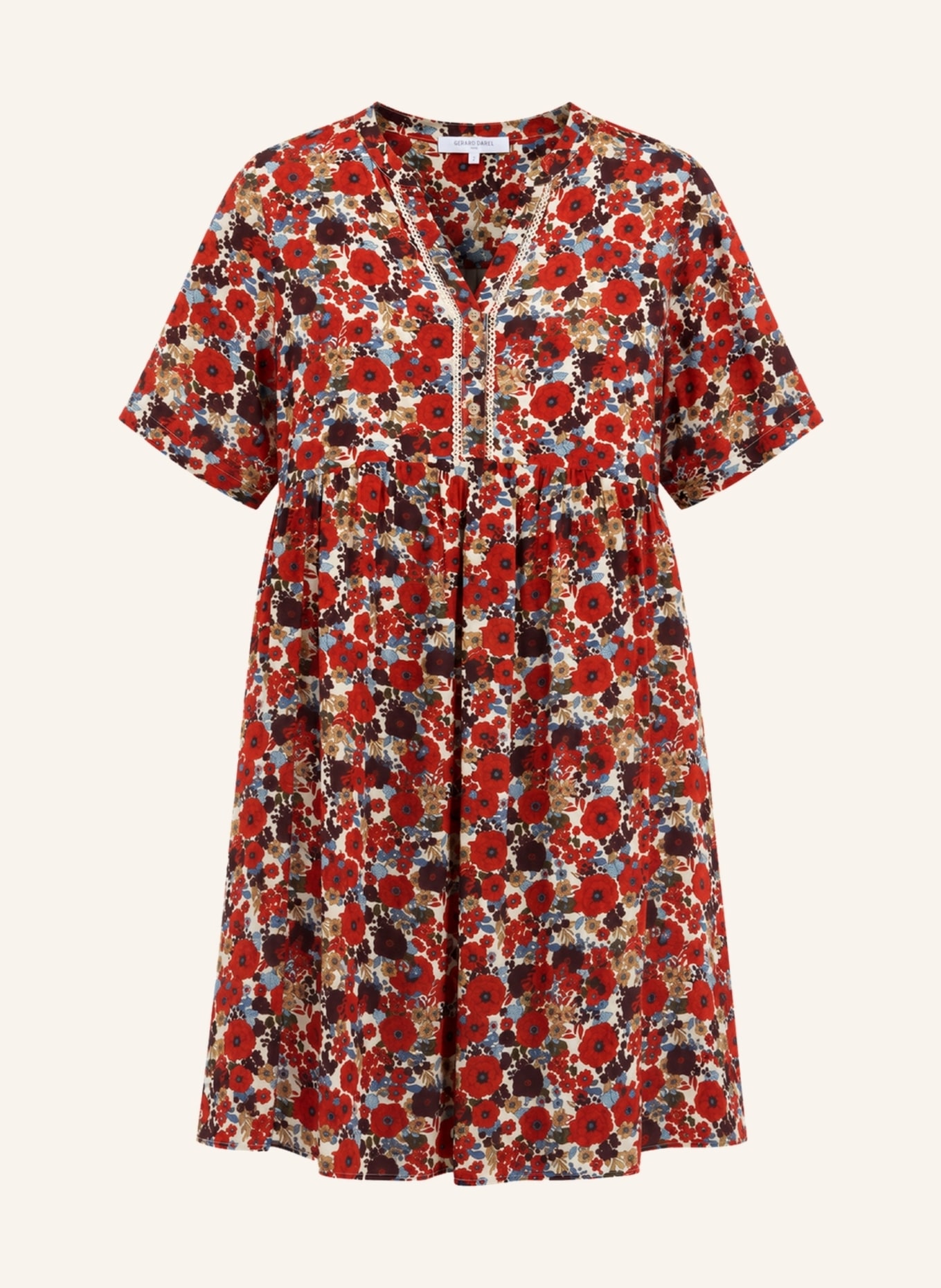 GERARD DAREL Kleid COLLE: ECRU