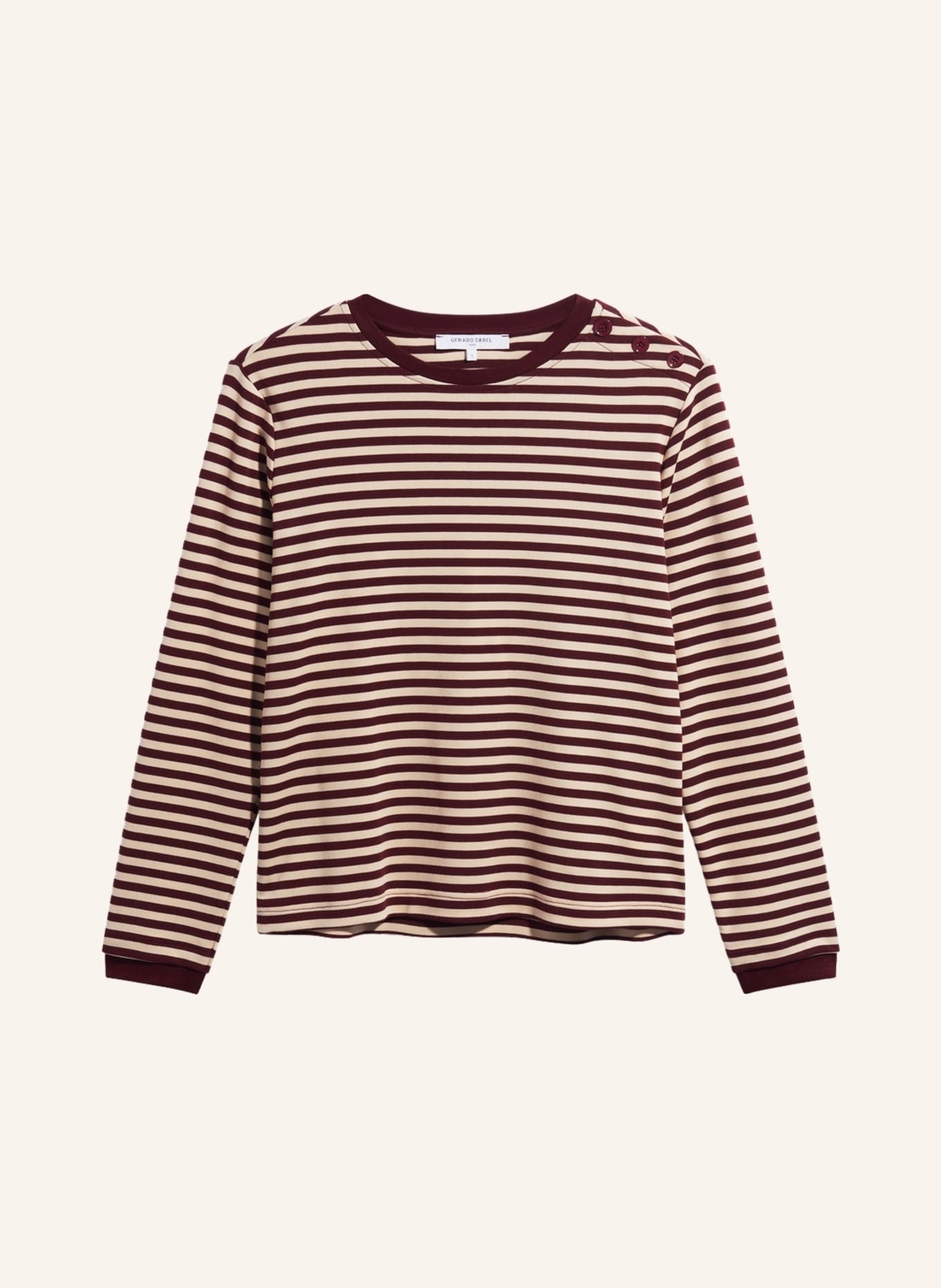 GERARD DAREL T-Shirt BELLE: DUNKELROT