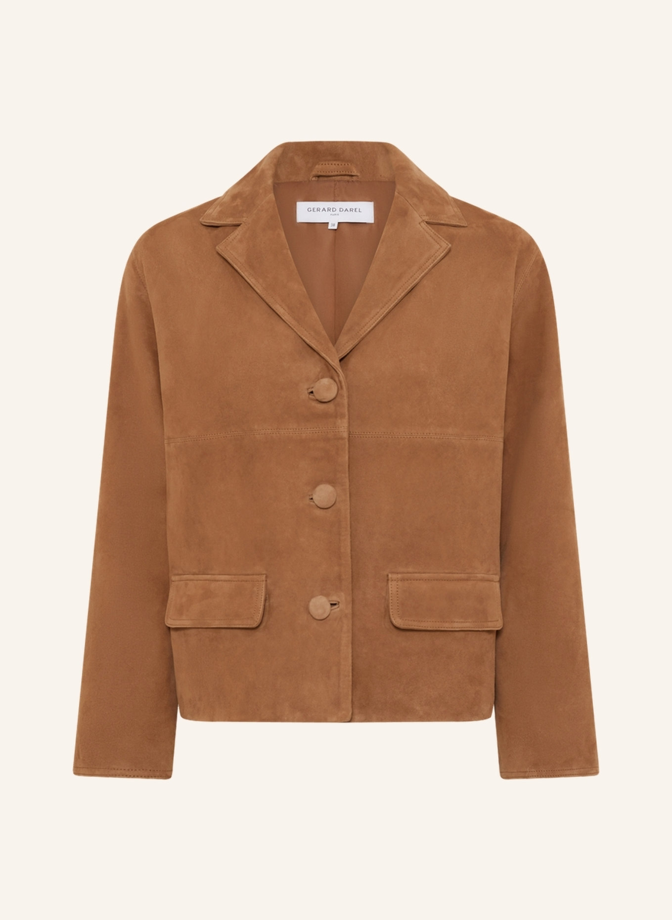 GERARD DAREL Leder TIRYA: BRAUN
