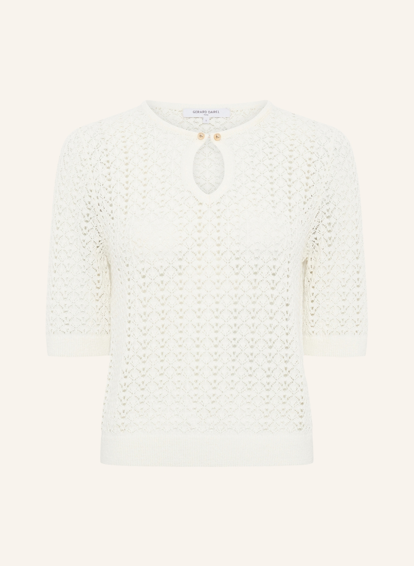 GERARD DAREL Pullover LAZARE: ECRU