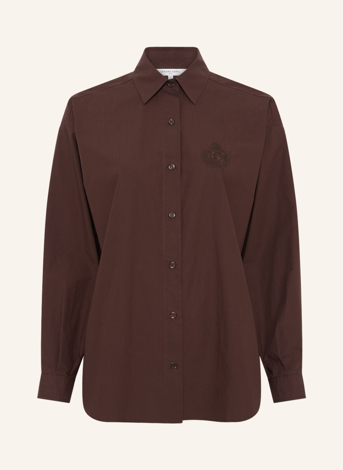 GERARD DAREL Bluse CHRINA: BRAUN