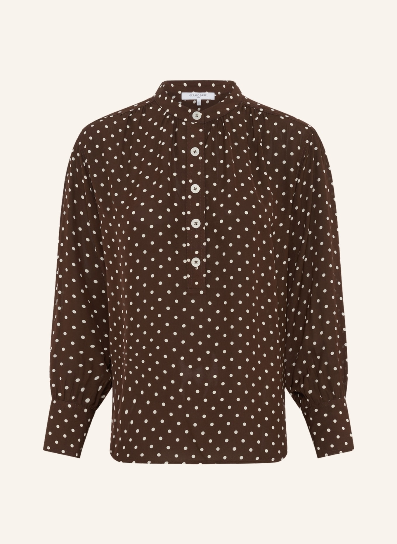 GERARD DAREL Bluse CAYANE: BRAUN