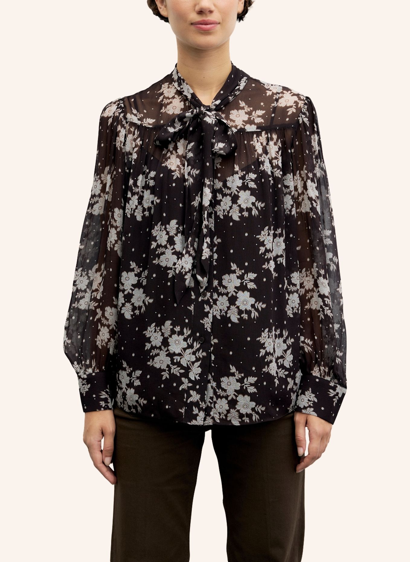 GERARD DAREL Bluse LOA: BRAUN