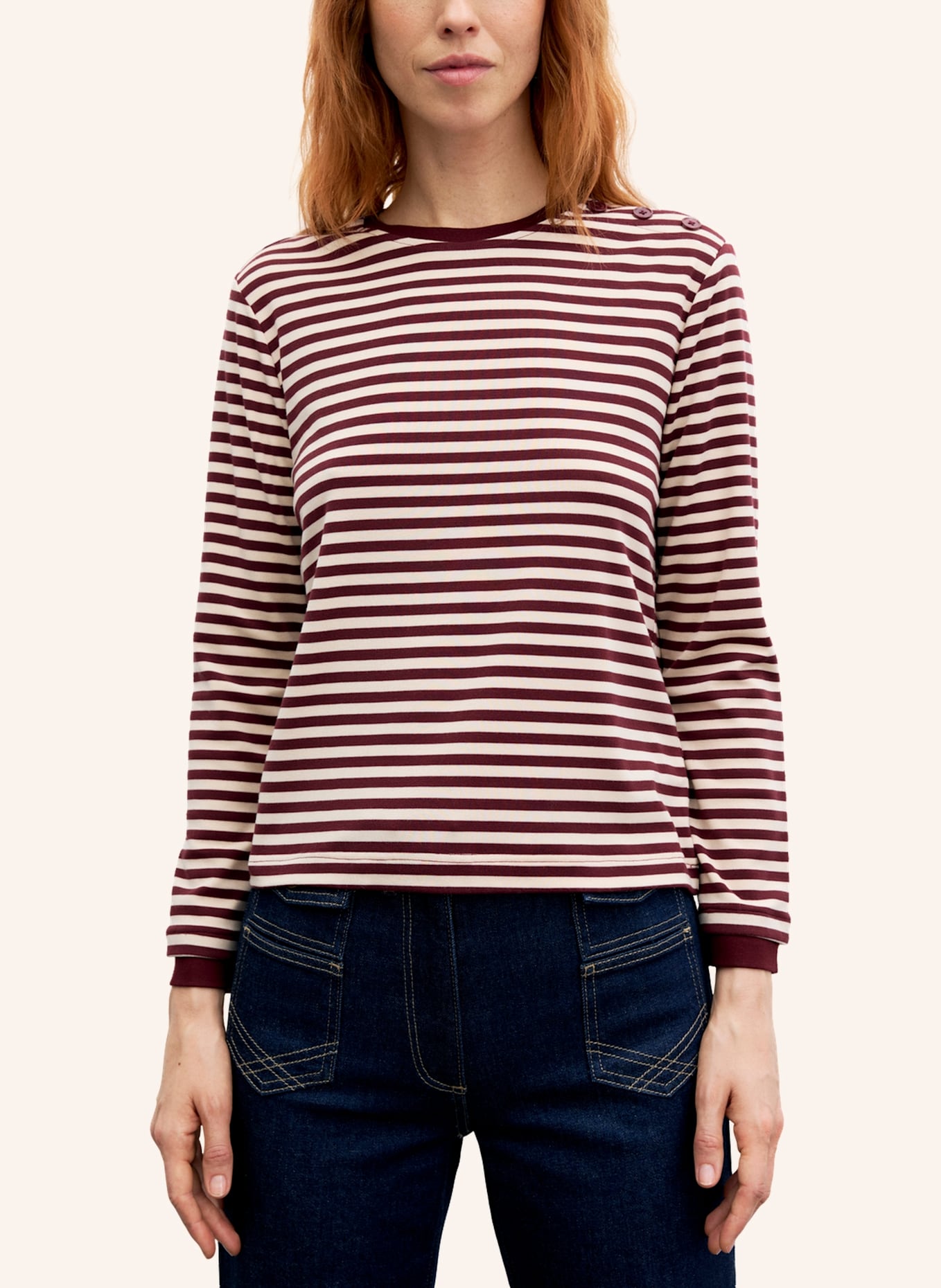 GERARD DAREL T-Shirt BELLE: DUNKELROT
