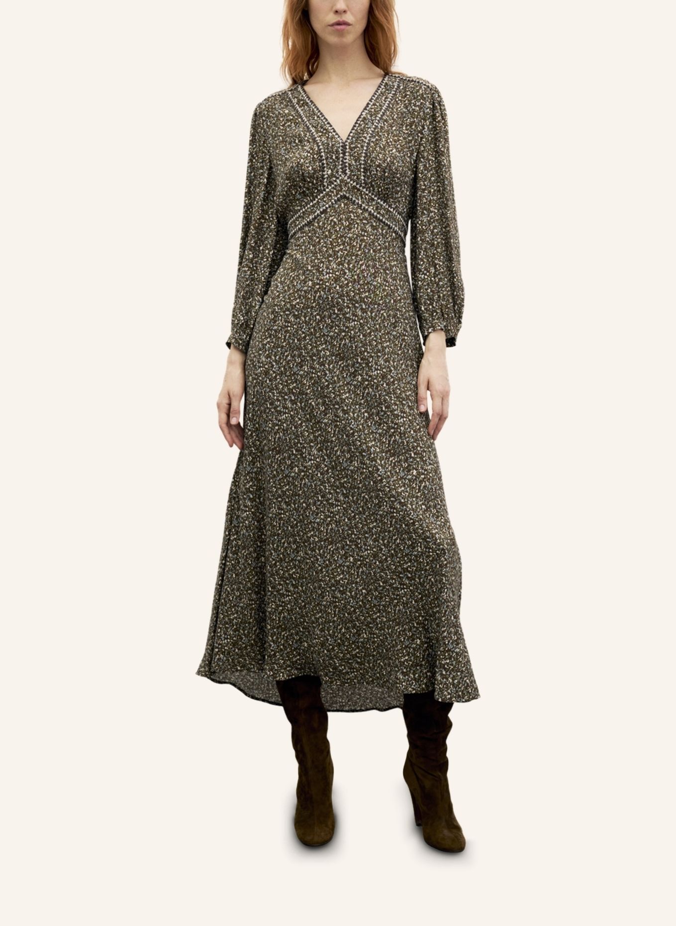 GERARD DAREL Kleid CARYL: KHAKI
