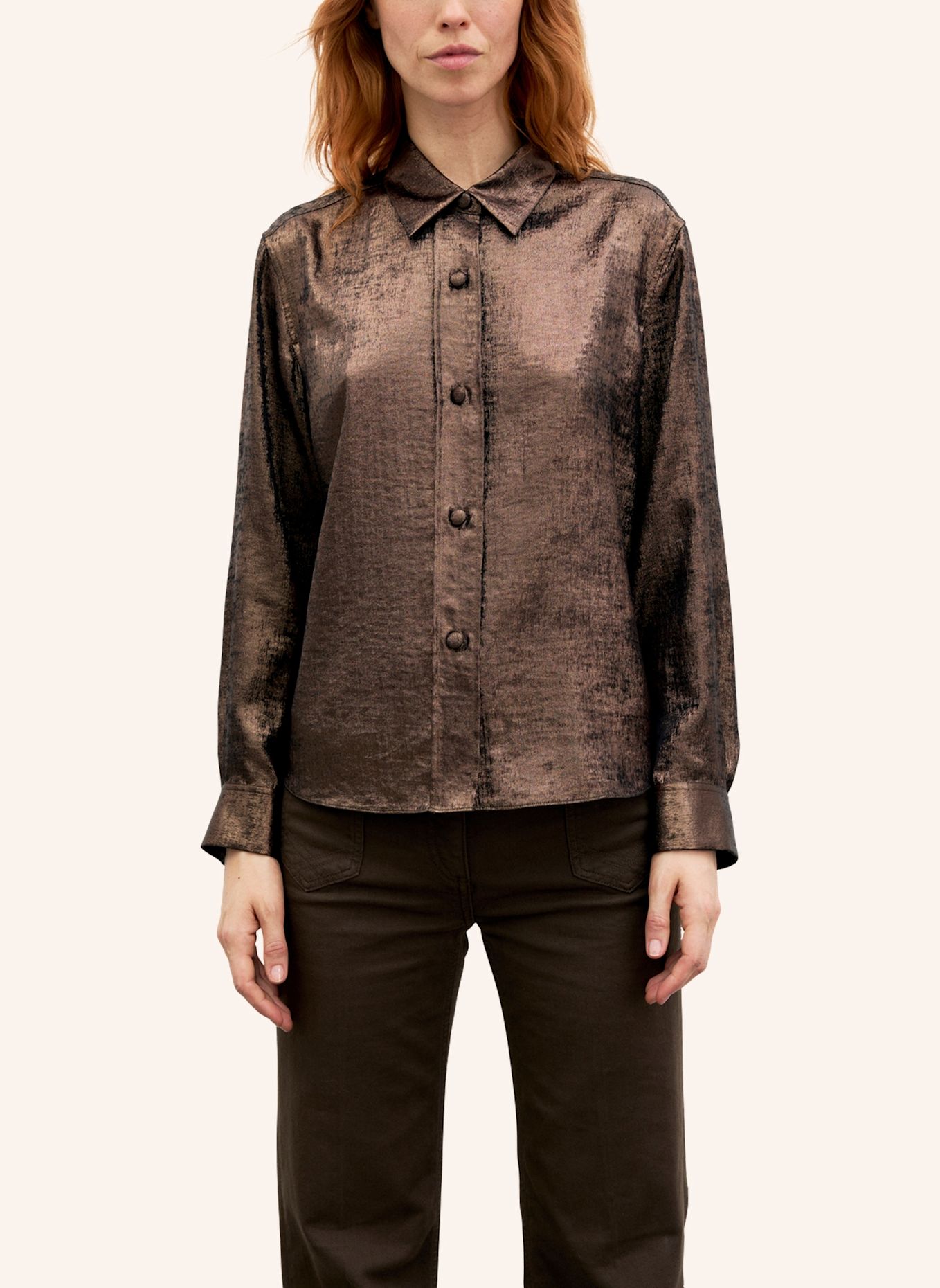 GERARD DAREL Bluse LOYCE: BRAUN