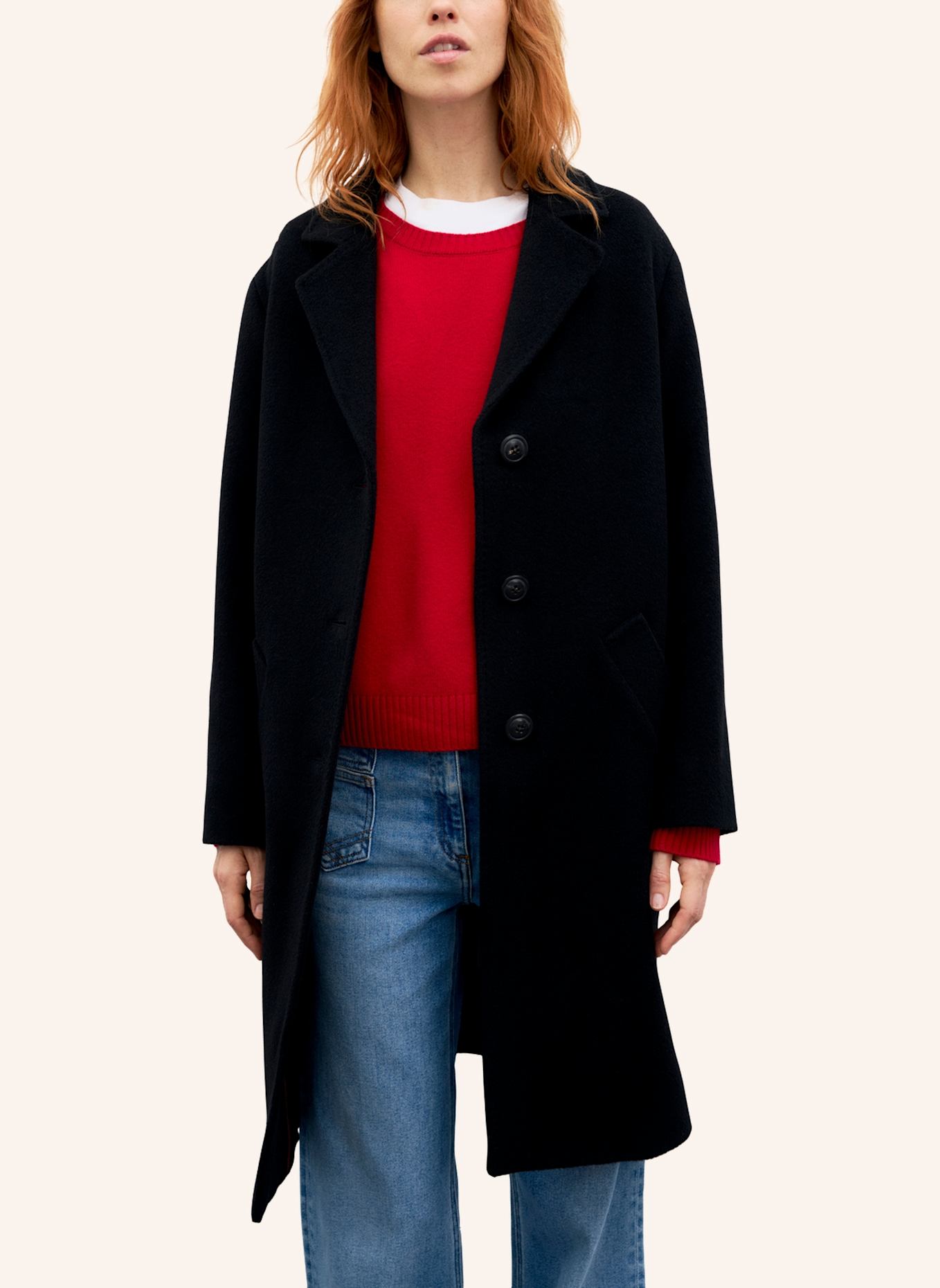 GERARD DAREL Mantel AELIS: SCHWARZ