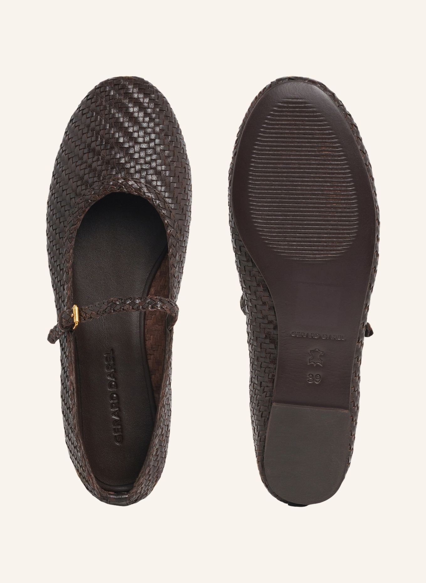 GERARD DAREL Ballerina OLIVIA: BRAUN
