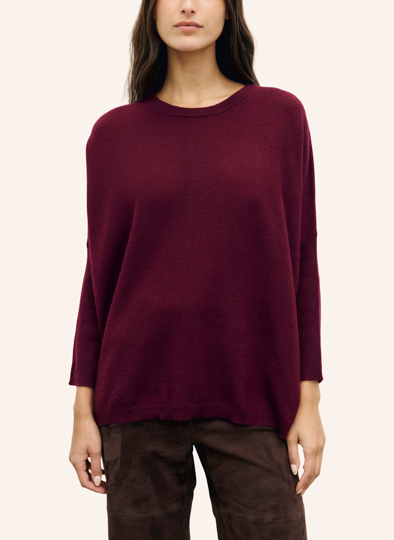 GERARD DAREL Pullover RETA: DUNKELROT
