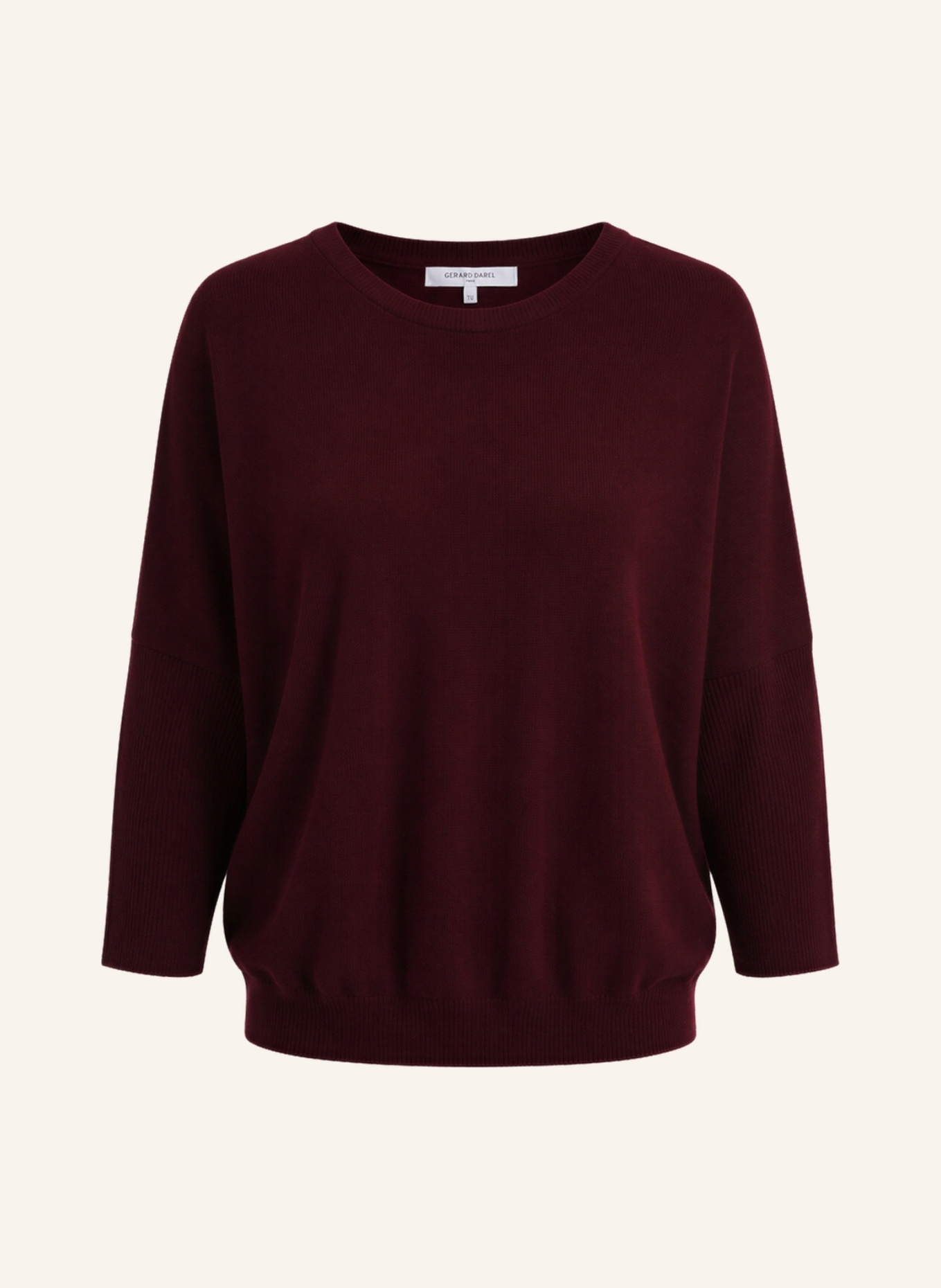 GERARD DAREL Pullover RETA: DUNKELROT