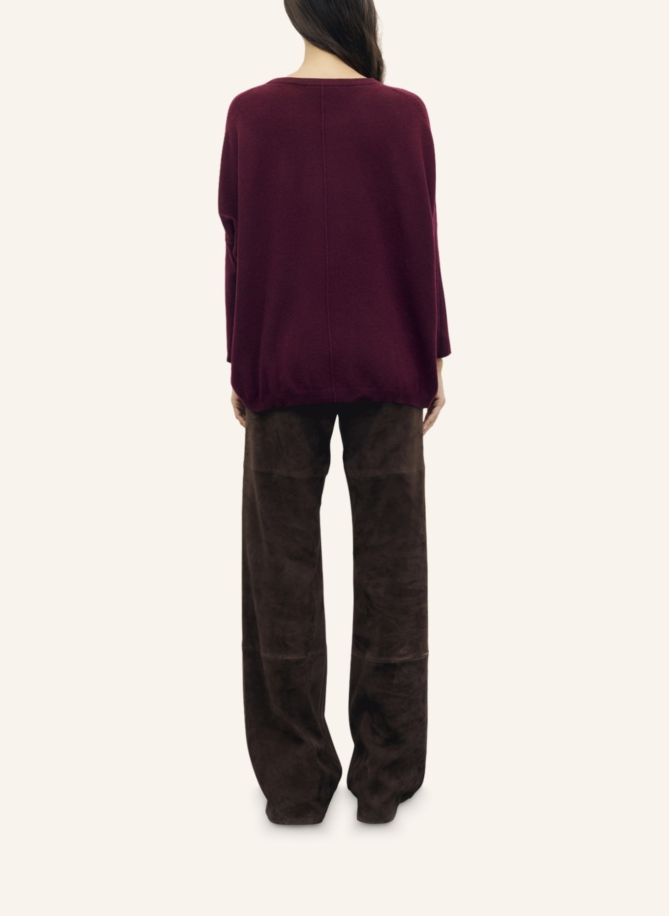 GERARD DAREL Pullover RETA: DUNKELROT