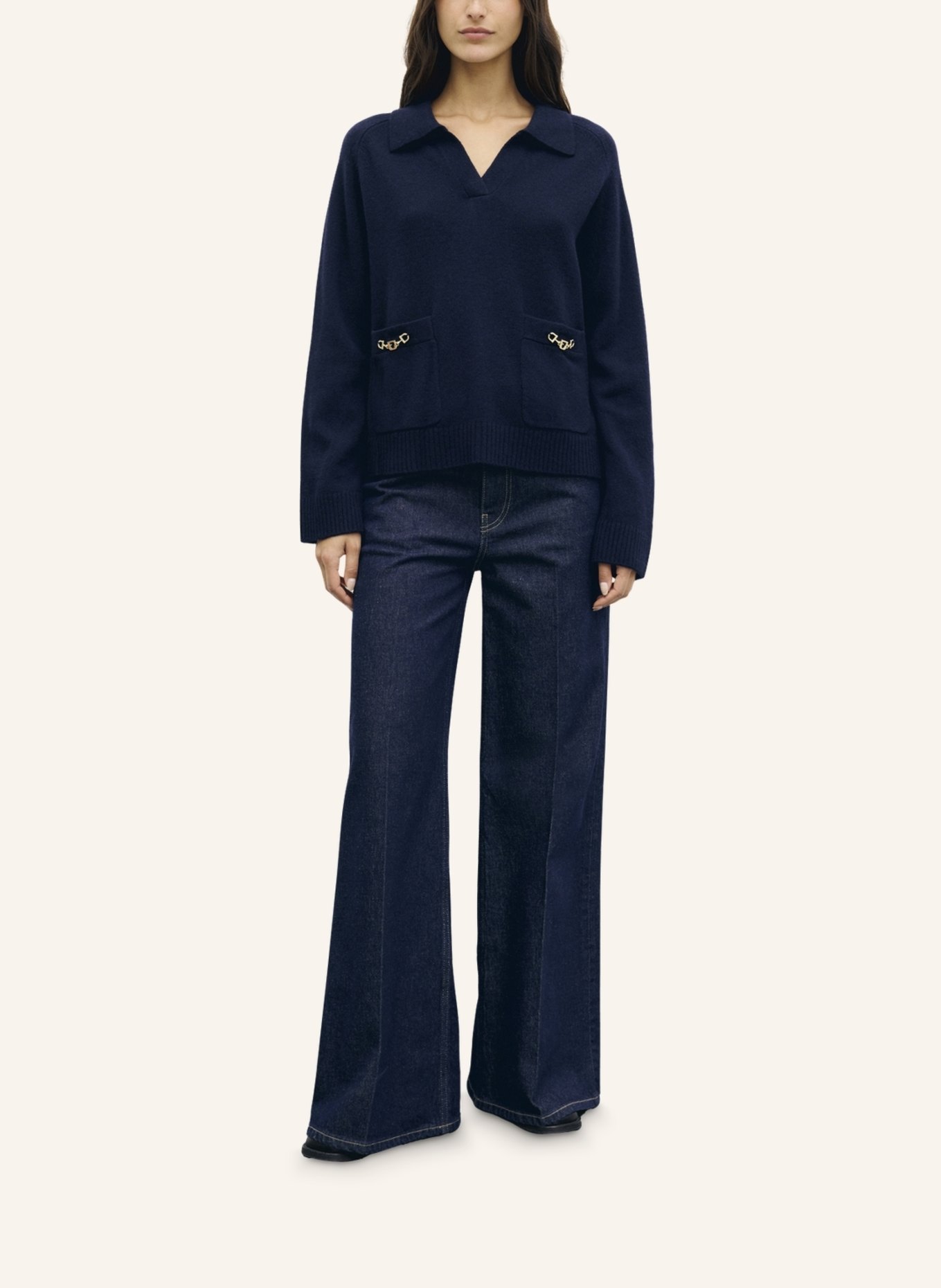 GERARD DAREL Pullover RENI: DUNKELBLAU