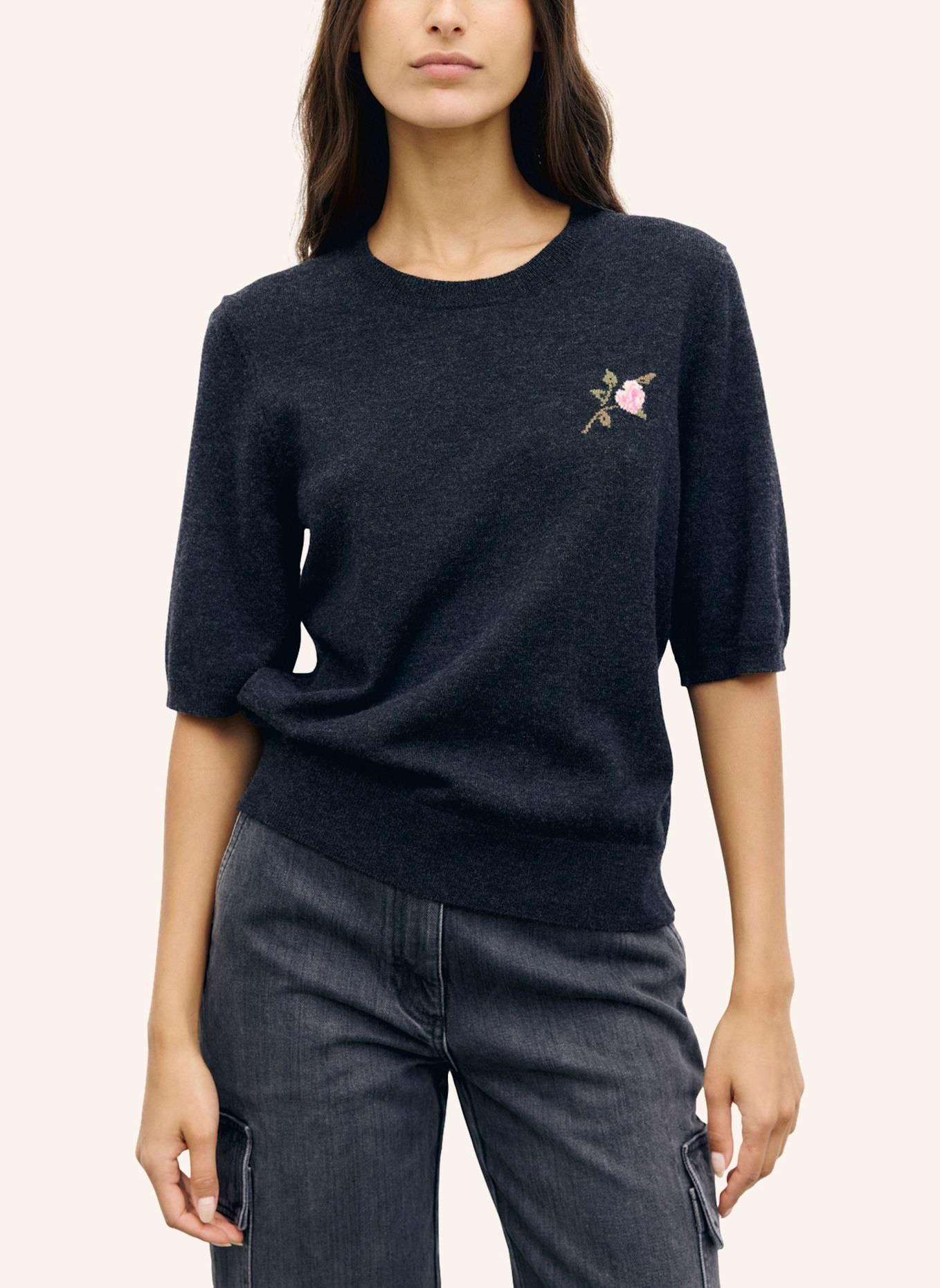 GERARD DAREL Pullover ROLANE: GRAU