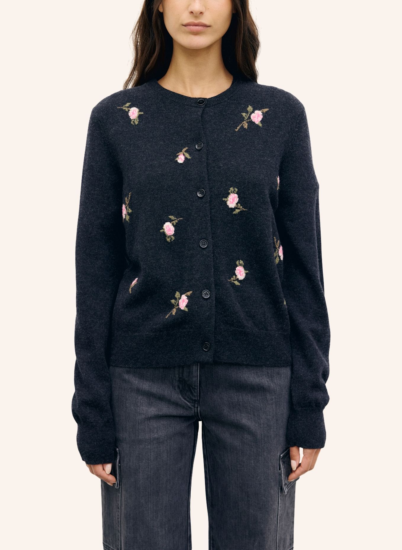 GERARD DAREL Strickjacke RAYMONDE: GRAU