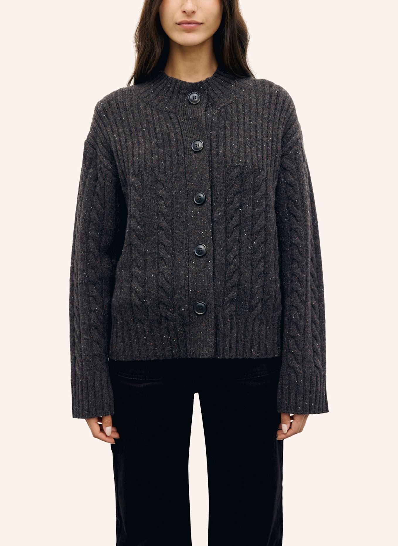GERARD DAREL Strickjacke RAFA: BRAUN