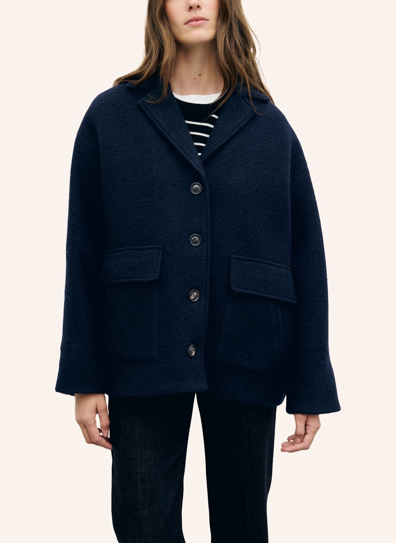 GERARD DAREL Mantel ALON: DUNKELBLAU