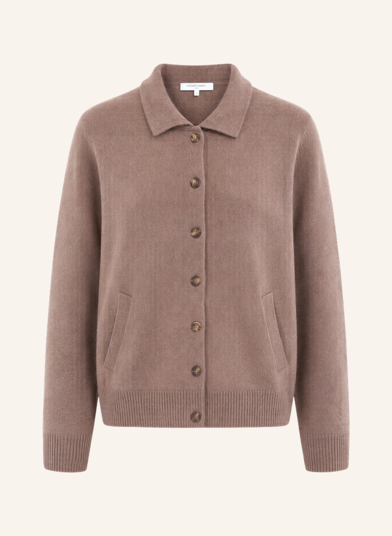 GERARD DAREL Strickjacke RAYNE: BRAUN
