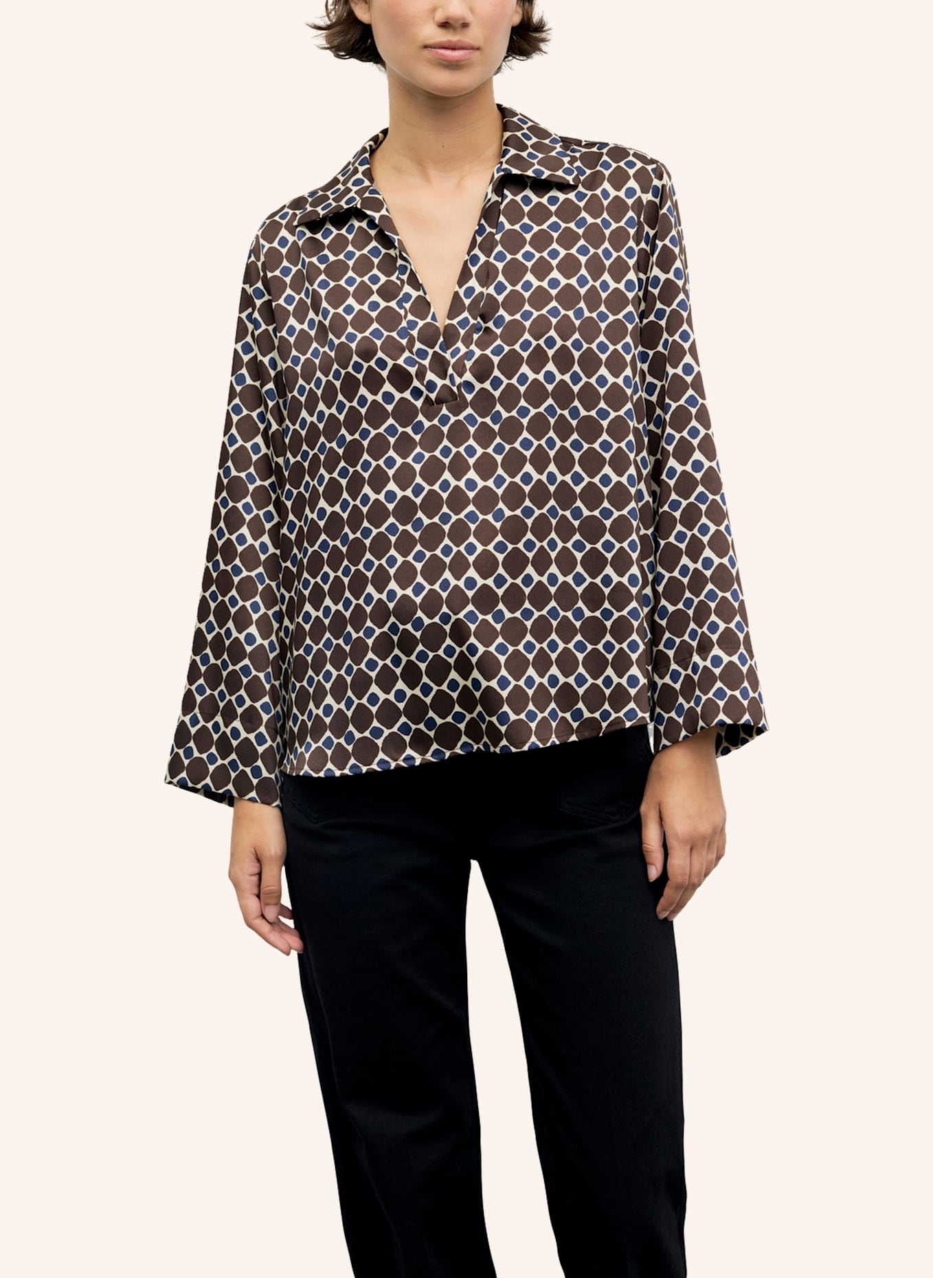 GERARD DAREL Bluse LORRA: BRAUN