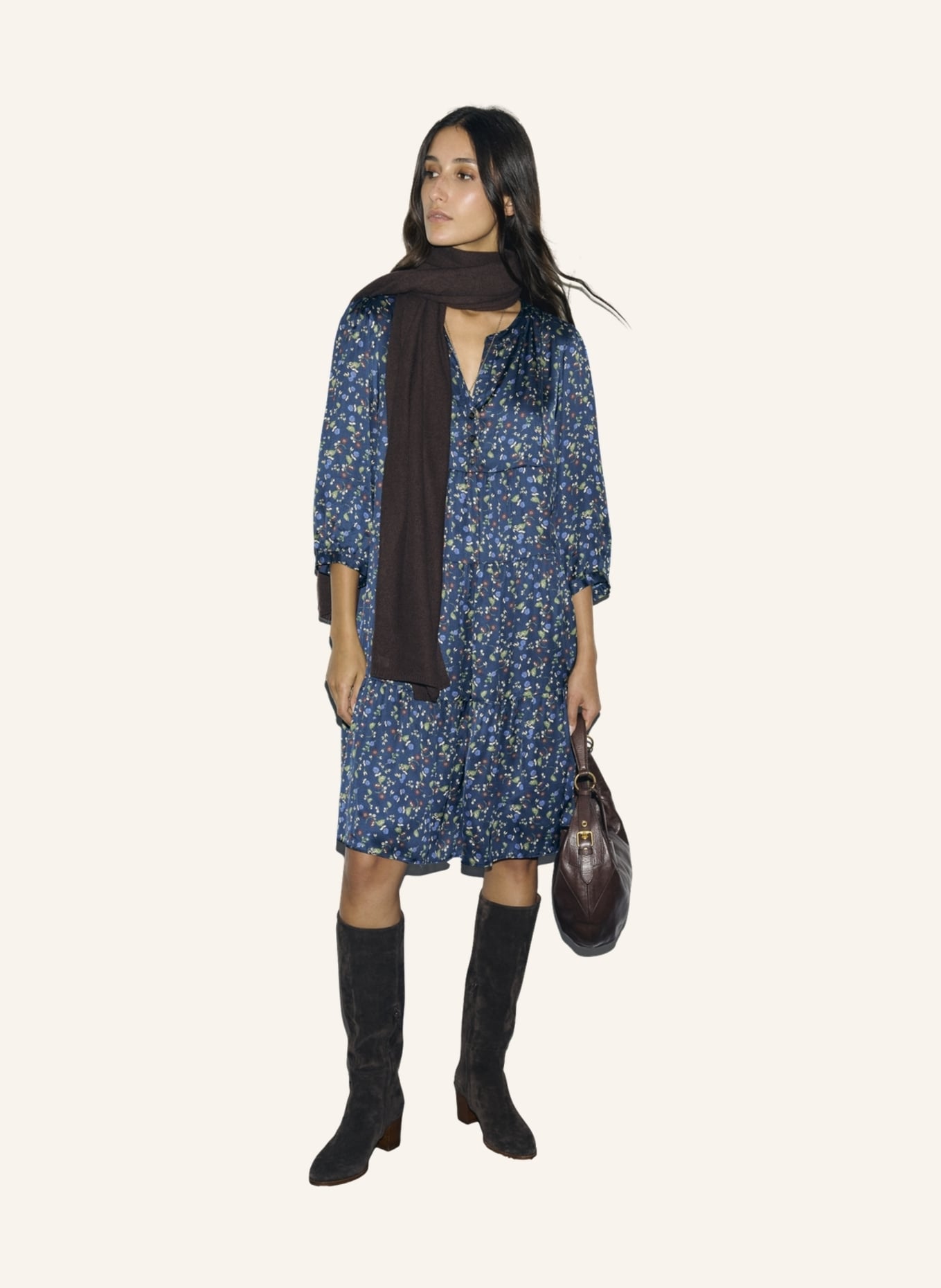 GERARD DAREL Kleid CALY: DUNKELBLAU