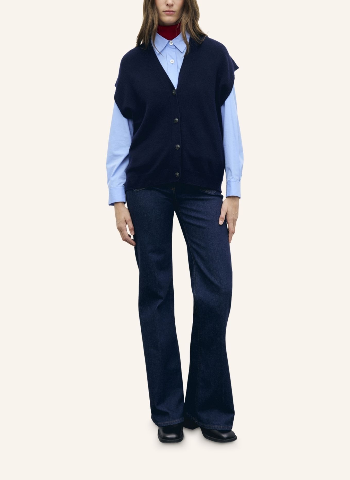 GERARD DAREL Strickjacke REBA: DUNKELBLAU