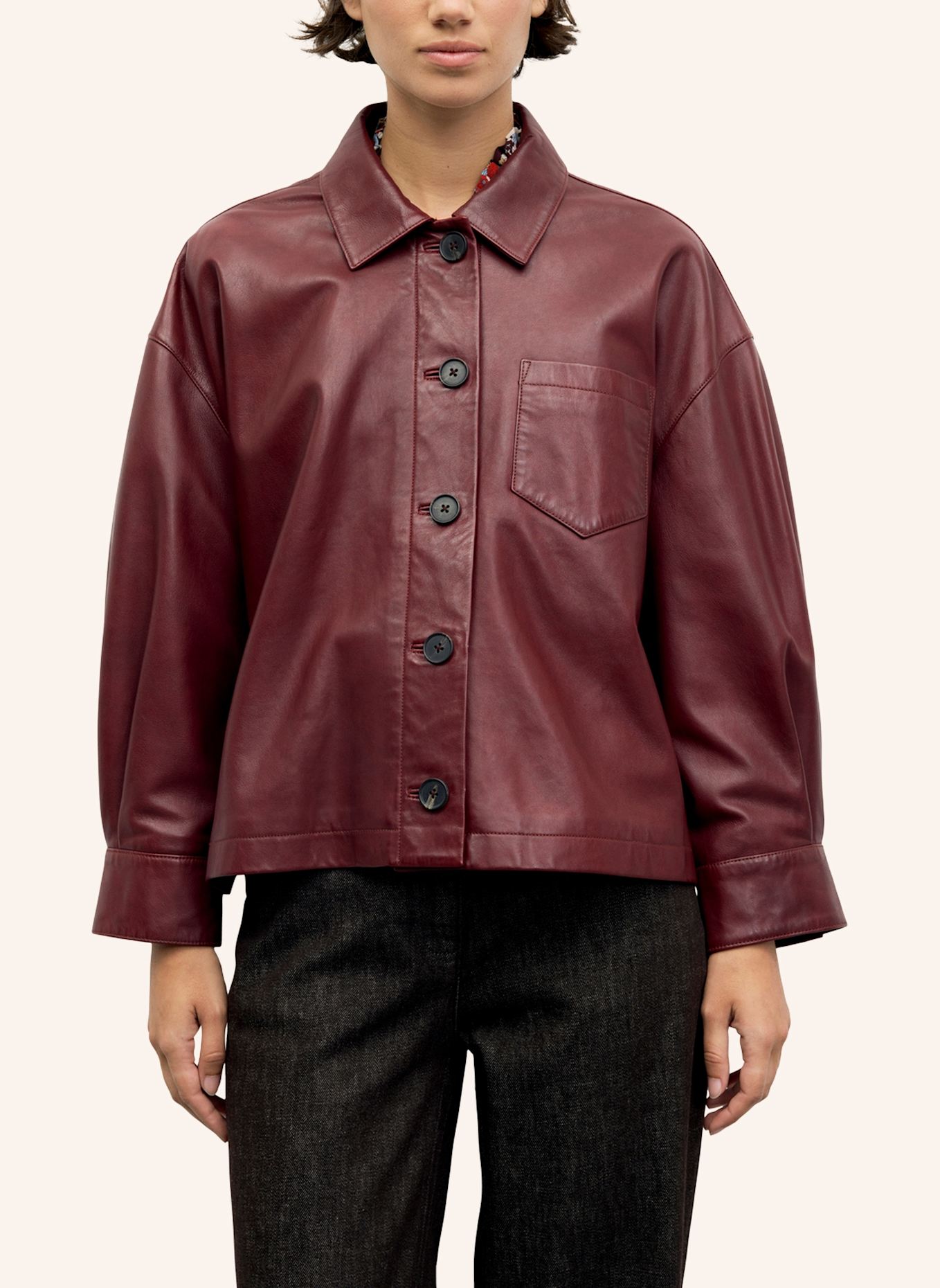 GERARD DAREL Jacke PENNY: DUNKELROT