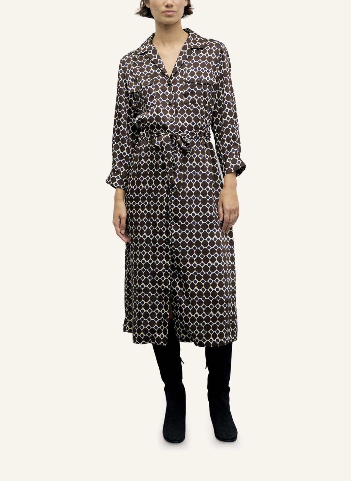 GERARD DAREL Kleid CONI: BRAUN