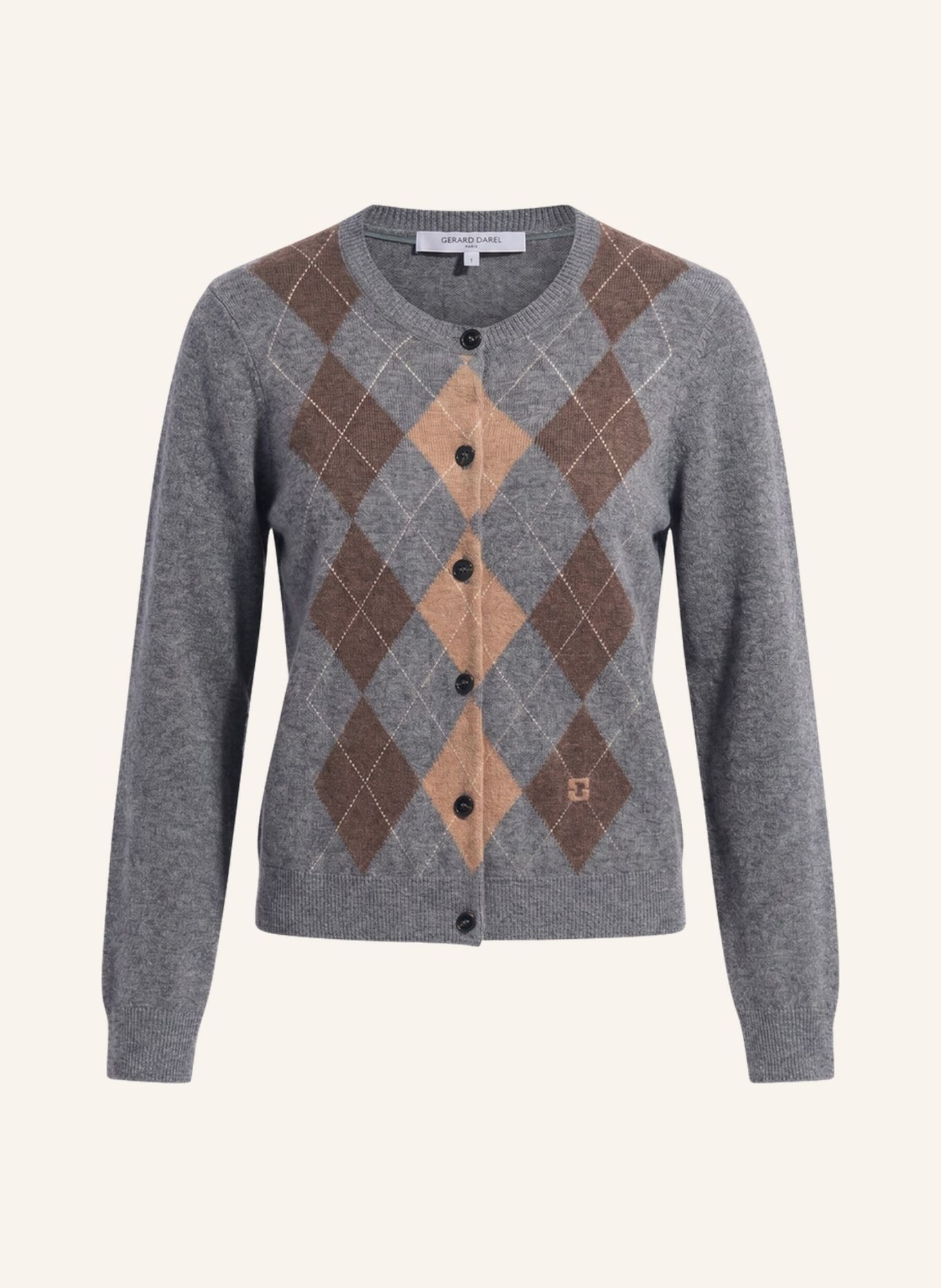 GERARD DAREL Strickjacke RELY: GRAU