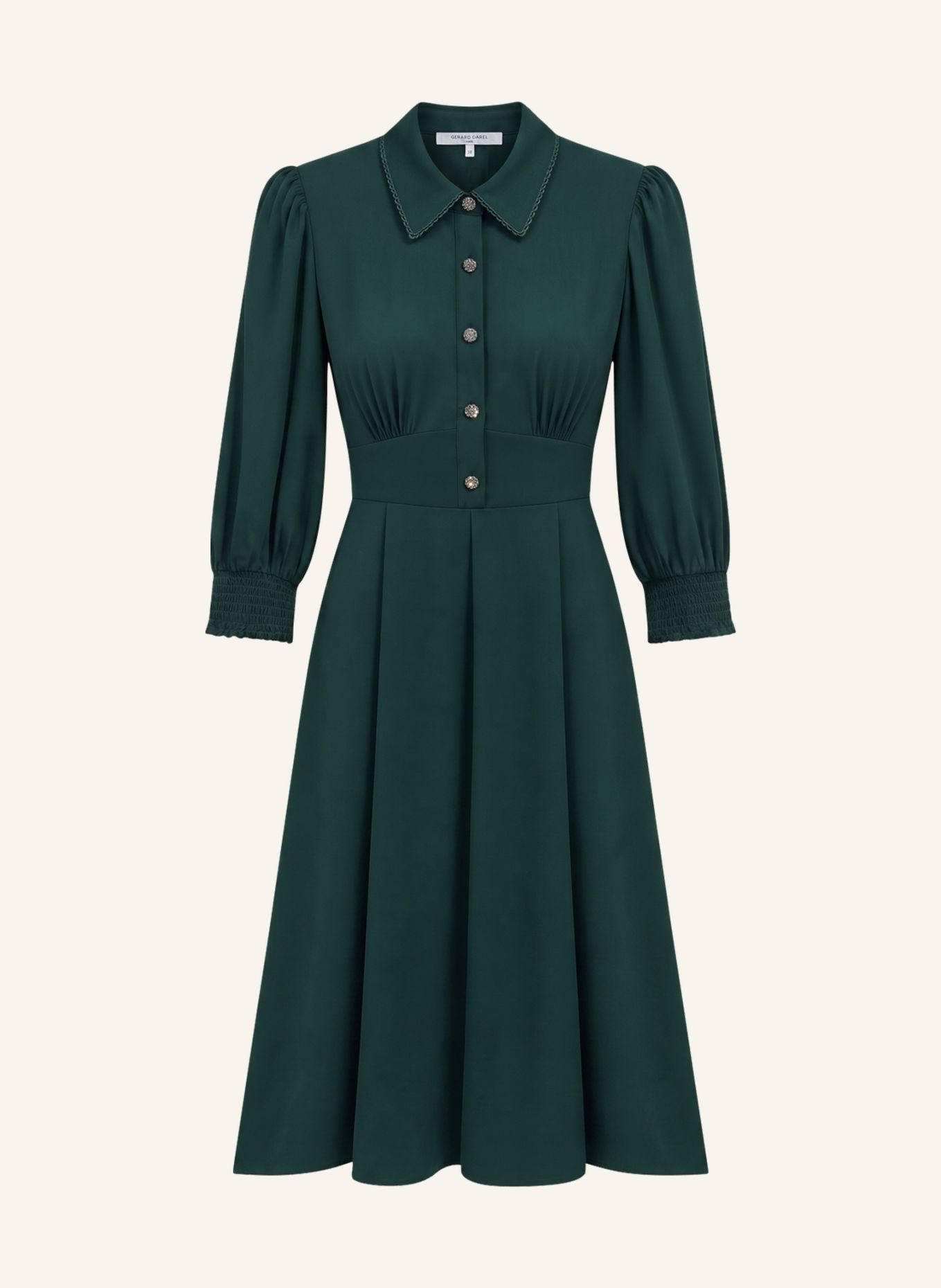 GERARD DAREL Kleid CIEL: DUNKELGRÜN