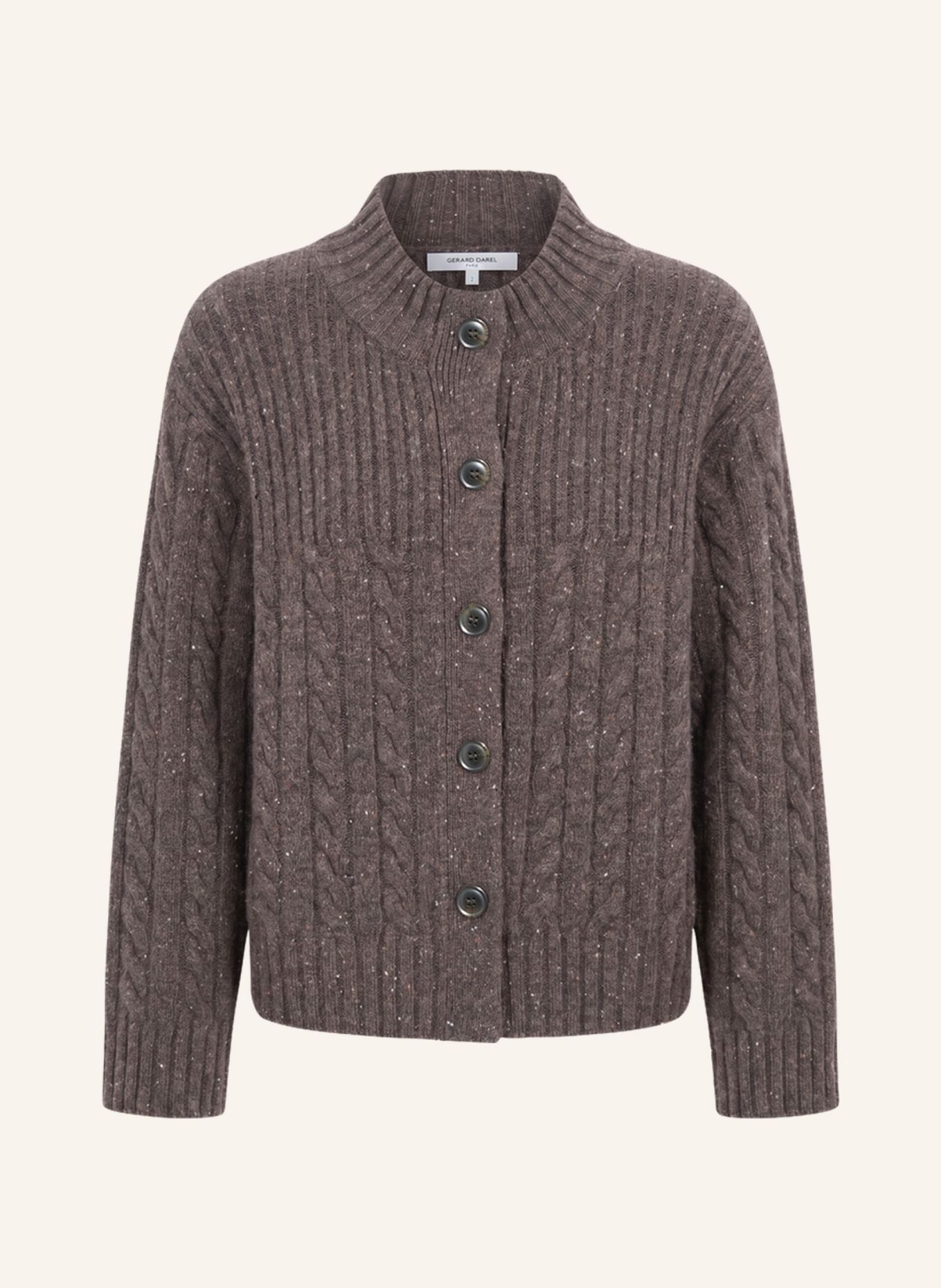 GERARD DAREL Strickjacke RAFA: BRAUN