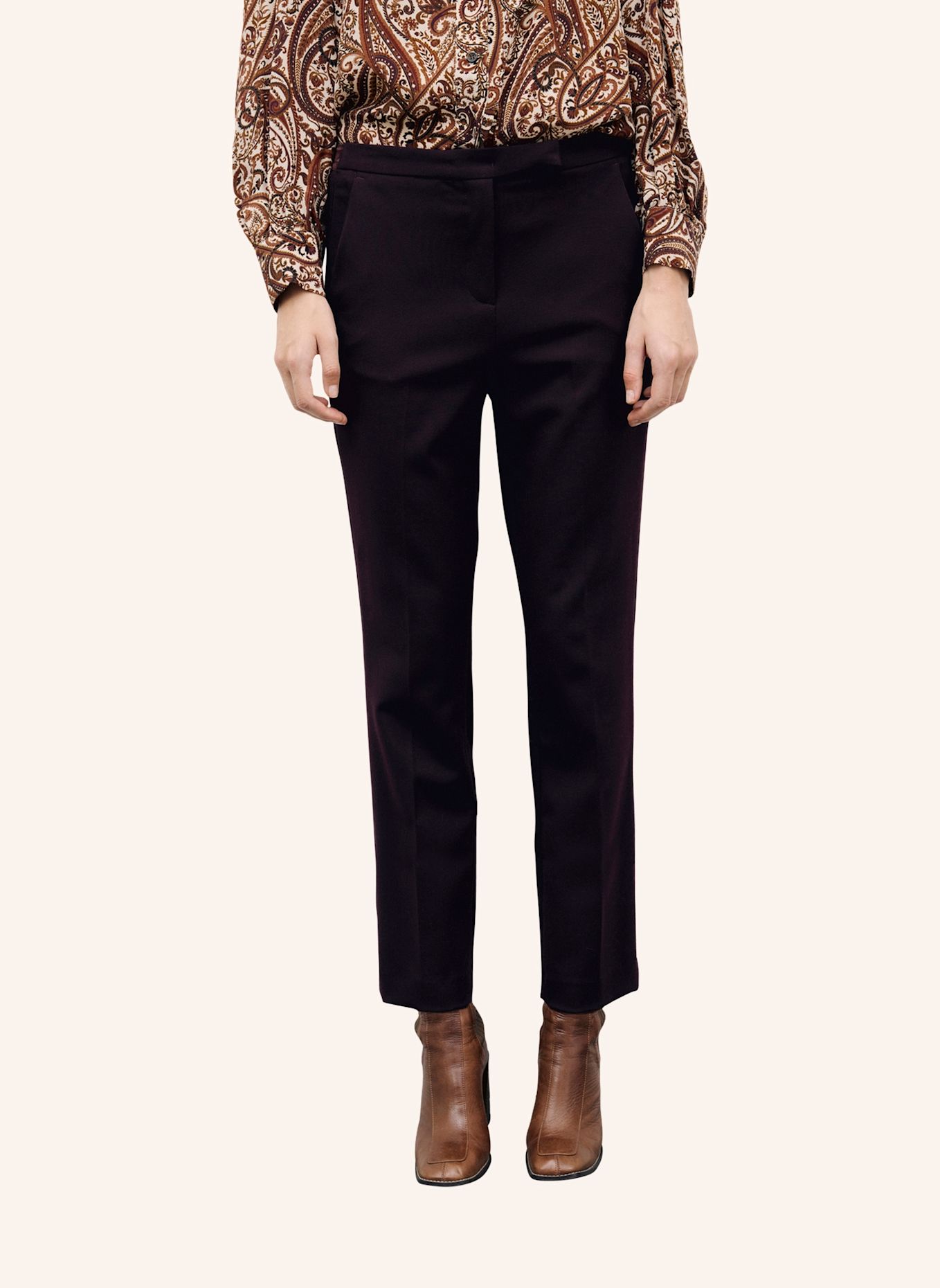 GERARD DAREL Hose MAY: DUNKELROT