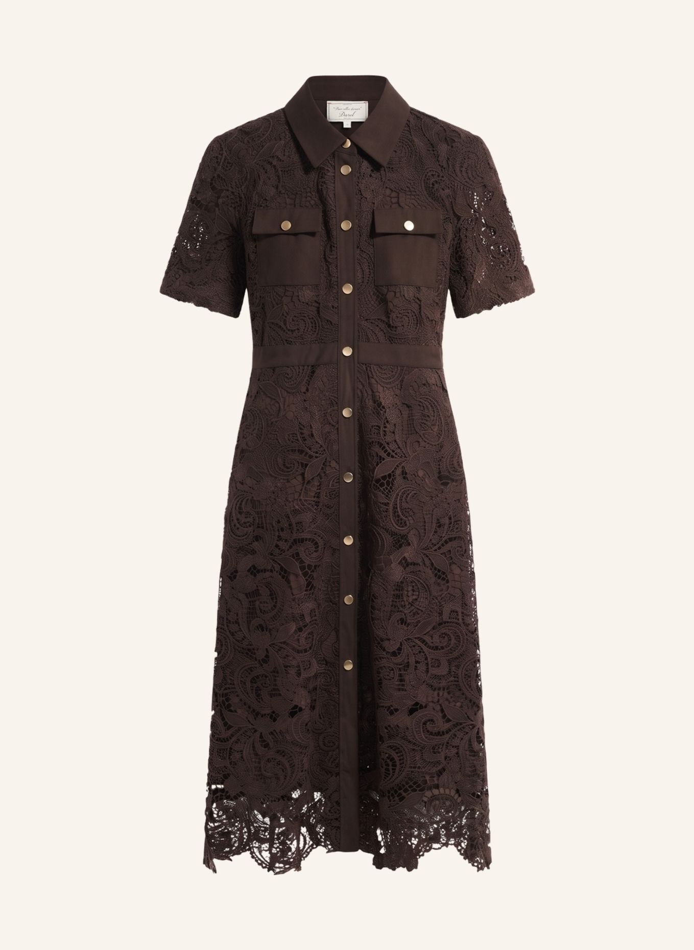 GERARD DAREL Kleid CLOTH: BRAUN