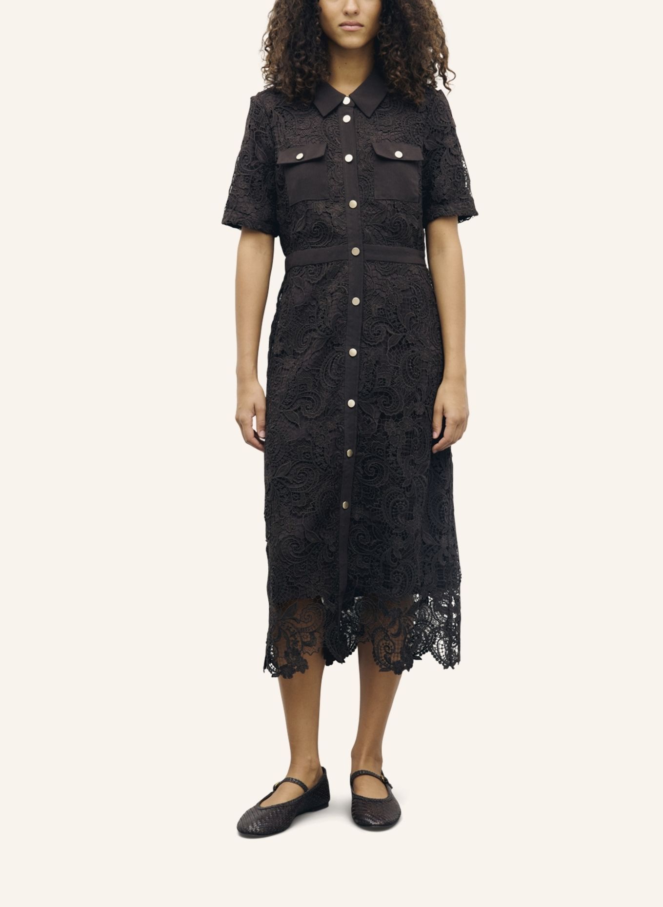 GERARD DAREL Kleid CLOTH: BRAUN