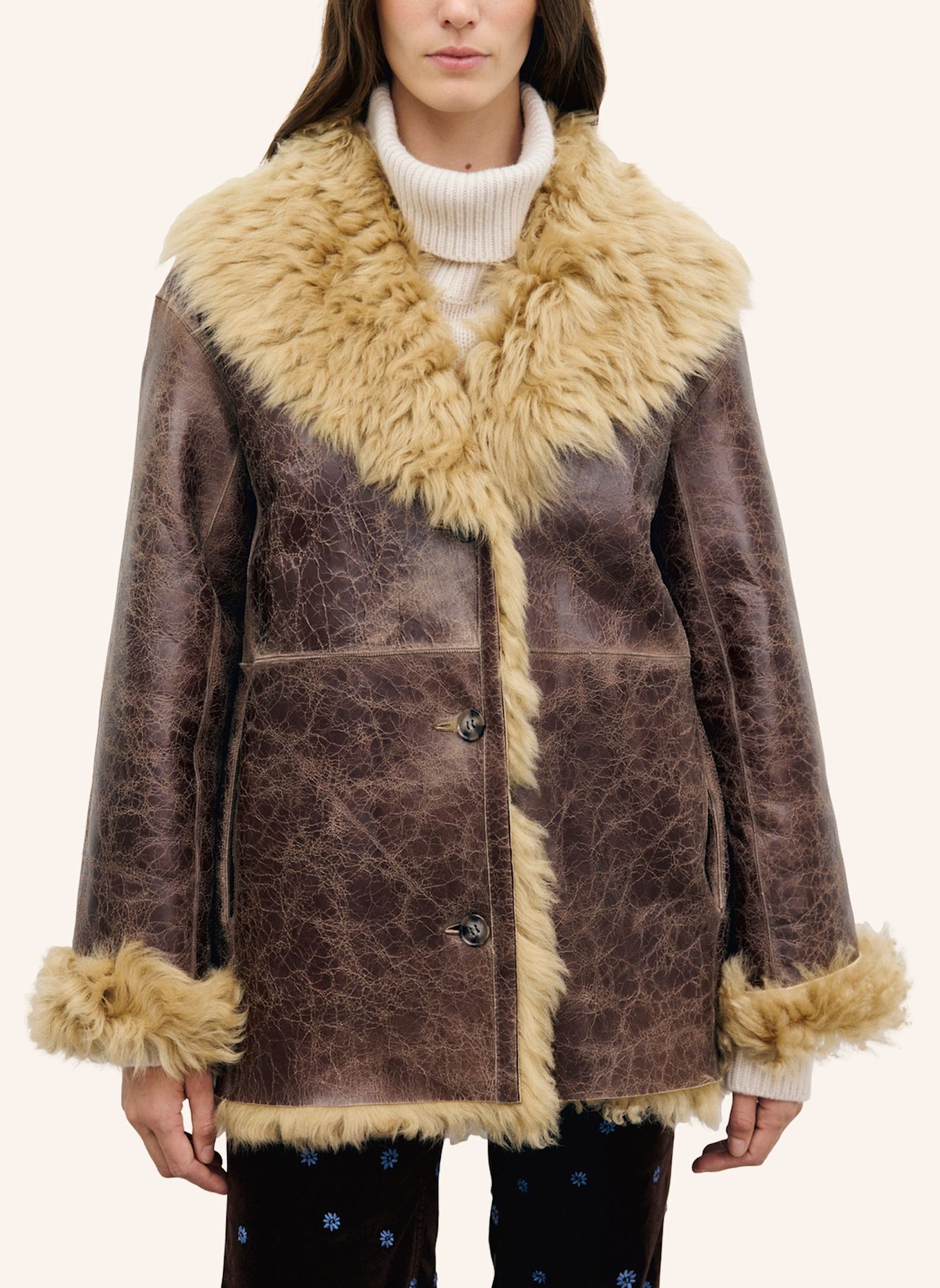 GERARD DAREL Mantel AKADAR: BRAUN