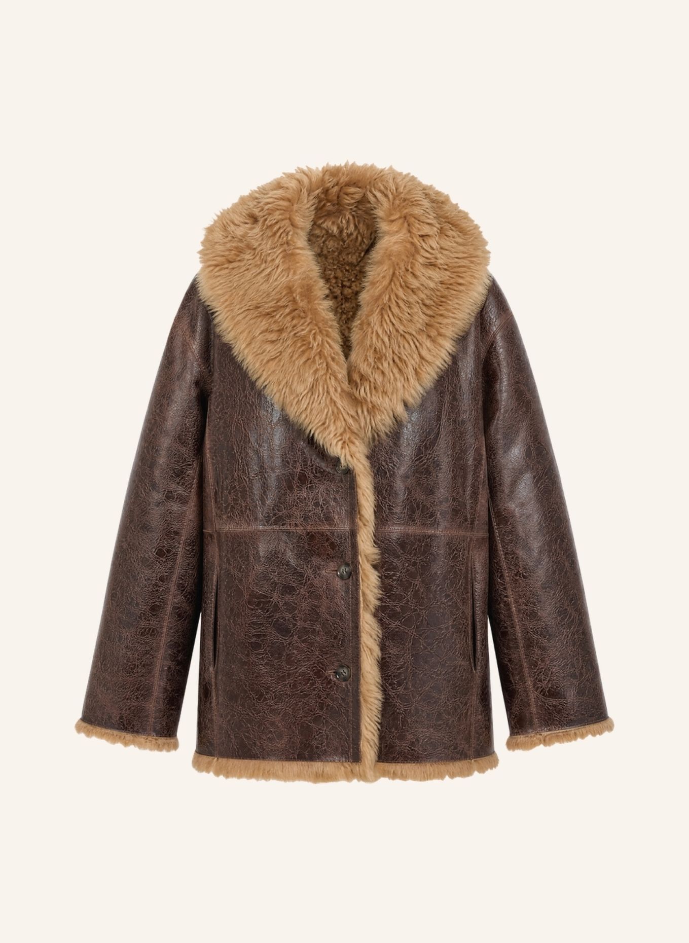 GERARD DAREL Mantel AKADAR: BRAUN