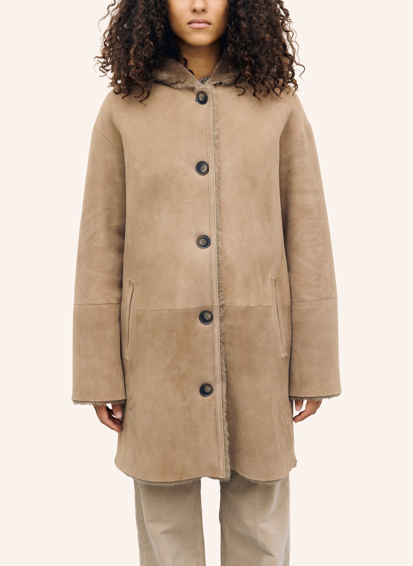 GERARD DAREL Mantel FLORA: CAMEL