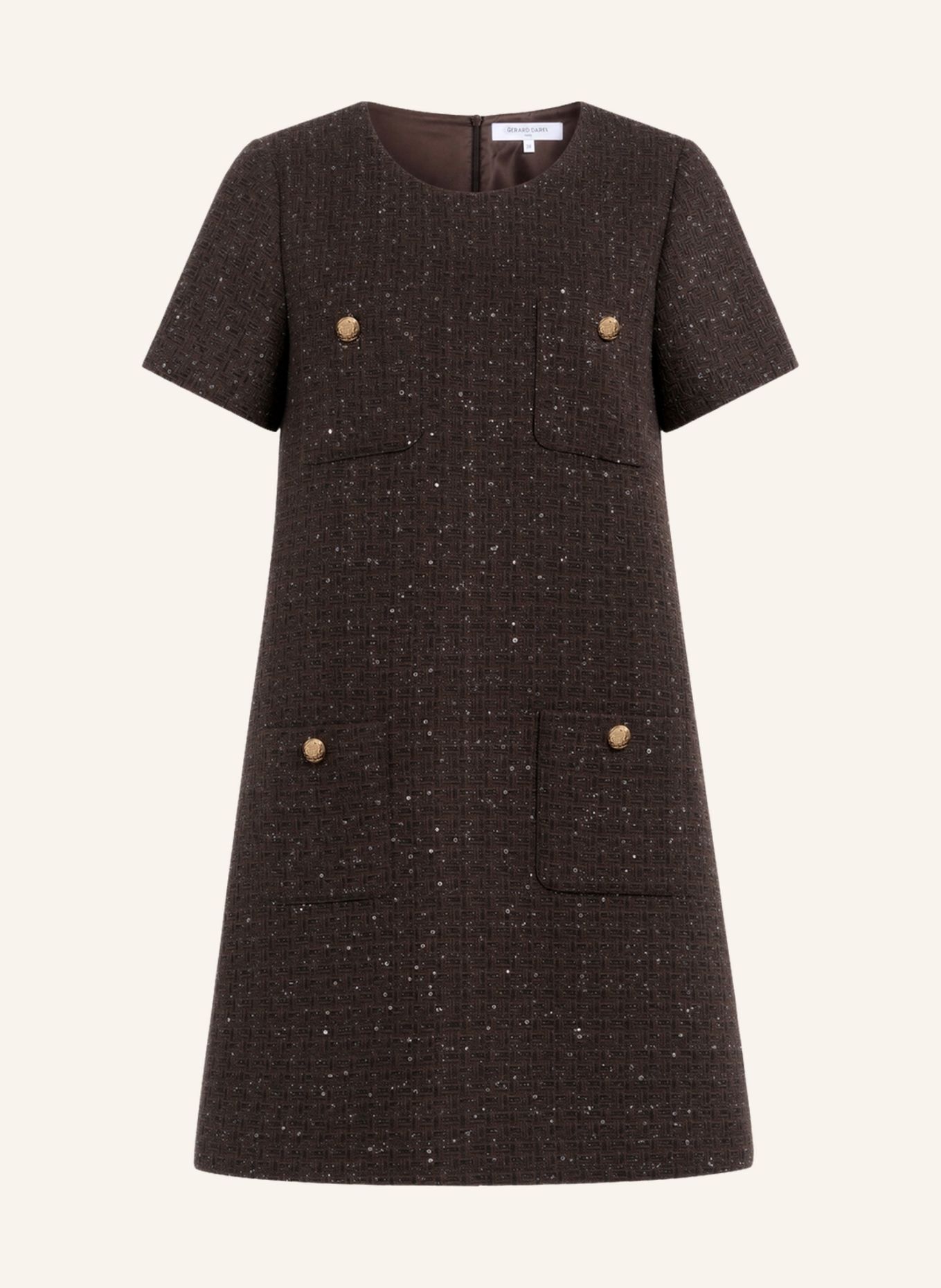 GERARD DAREL Kleid CONI: BRAUN